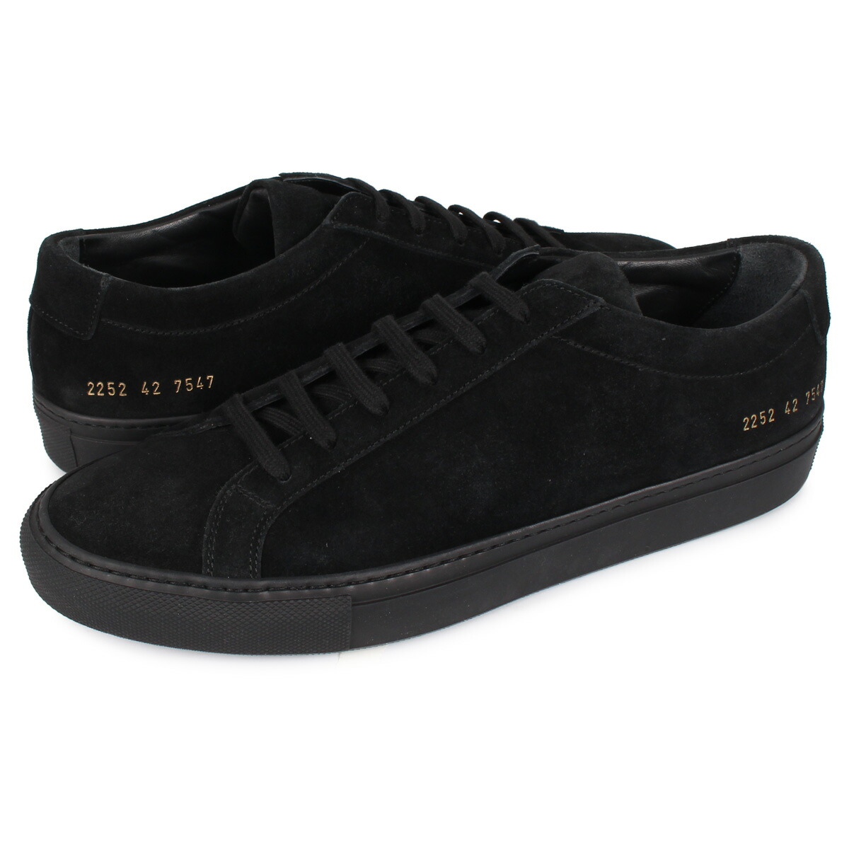 楽天市場 最大1000円offクーポン Common Projects Achilles Low Suede コモンプロジェクト アキレス ロー スエード スニーカー メンズ ブラック 黒 2252 7547 Goods Lab