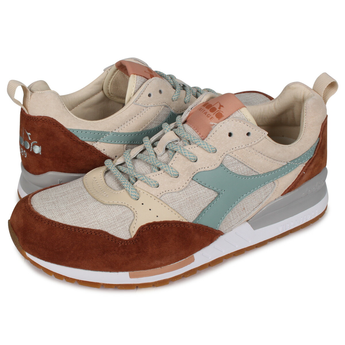 楽天市場 Diadora Intrepid H Desert ディアドラ ヘリテージ イントレピッド スニーカー メンズ ベージュ 5014 Goods Lab