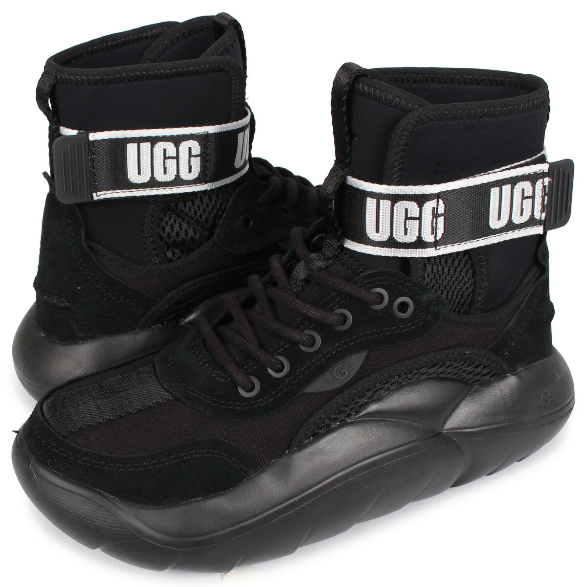 人気満点 厚底 レディース クラウドハイ スニーカー アグ Hi Cloud La Ugg ブラック 黒 Zzz Ugg kl Rashiastrologer Com