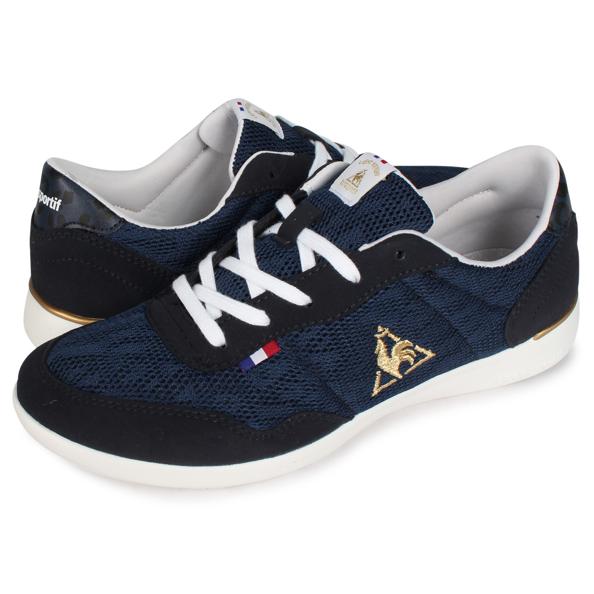 楽天市場 Le Coq Sportif Segur Iii Wide Ms ルコック スポルティフ セギュール 3 ワイド メッシュ スニーカー レディース ネイビー Ql3pjc39nl 予約 4月下旬 再入荷予定 Goods Lab