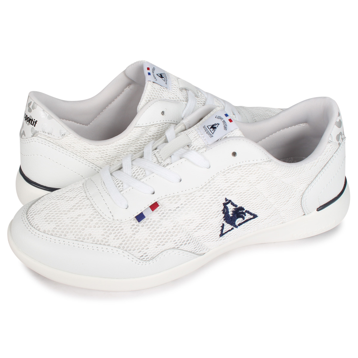 楽天市場 最大1000円offクーポン Le Coq Sportif Segur Iii Wide Ms ルコック スポルティフ セギュール 3 ワイド メッシュ スニーカー レディース ホワイト 白 Ql3pjc39wl Goods Lab