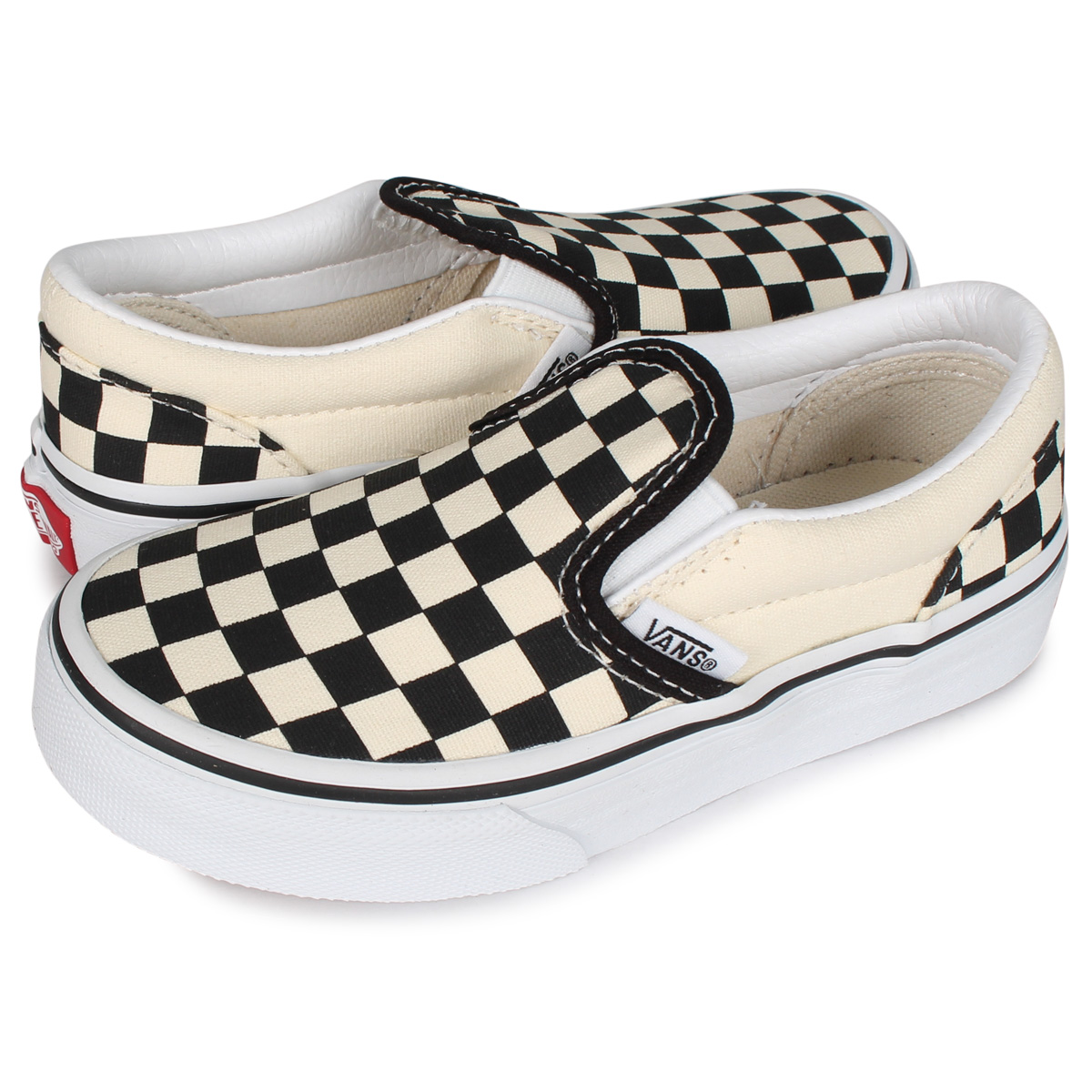 楽天市場 最大600円offクーポン Vans Classic Slip On ヴァンズ クラシック スリッポン スニーカー キッズ バンズ ブラック 黒 Vn000zbueo1 Goods Lab