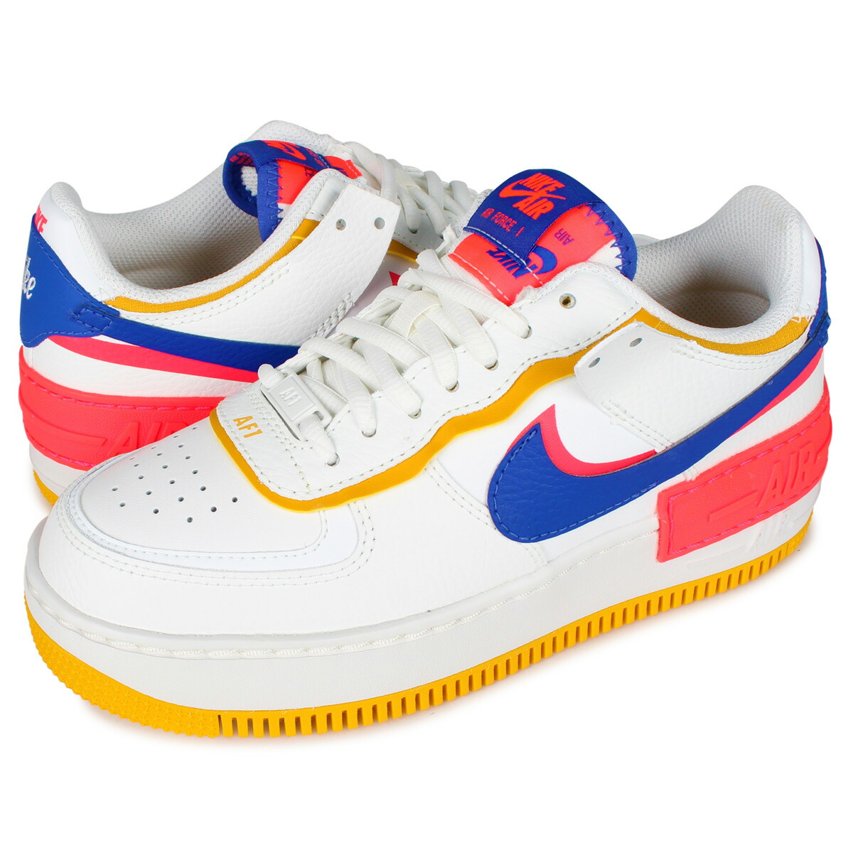 楽天市場 ナイキ Nike エアフォース1 シャドウ スニーカー レディース 厚底 Wmns Air Force 1 Shadow ホワイト 白 Ci0919 105 Goods Lab