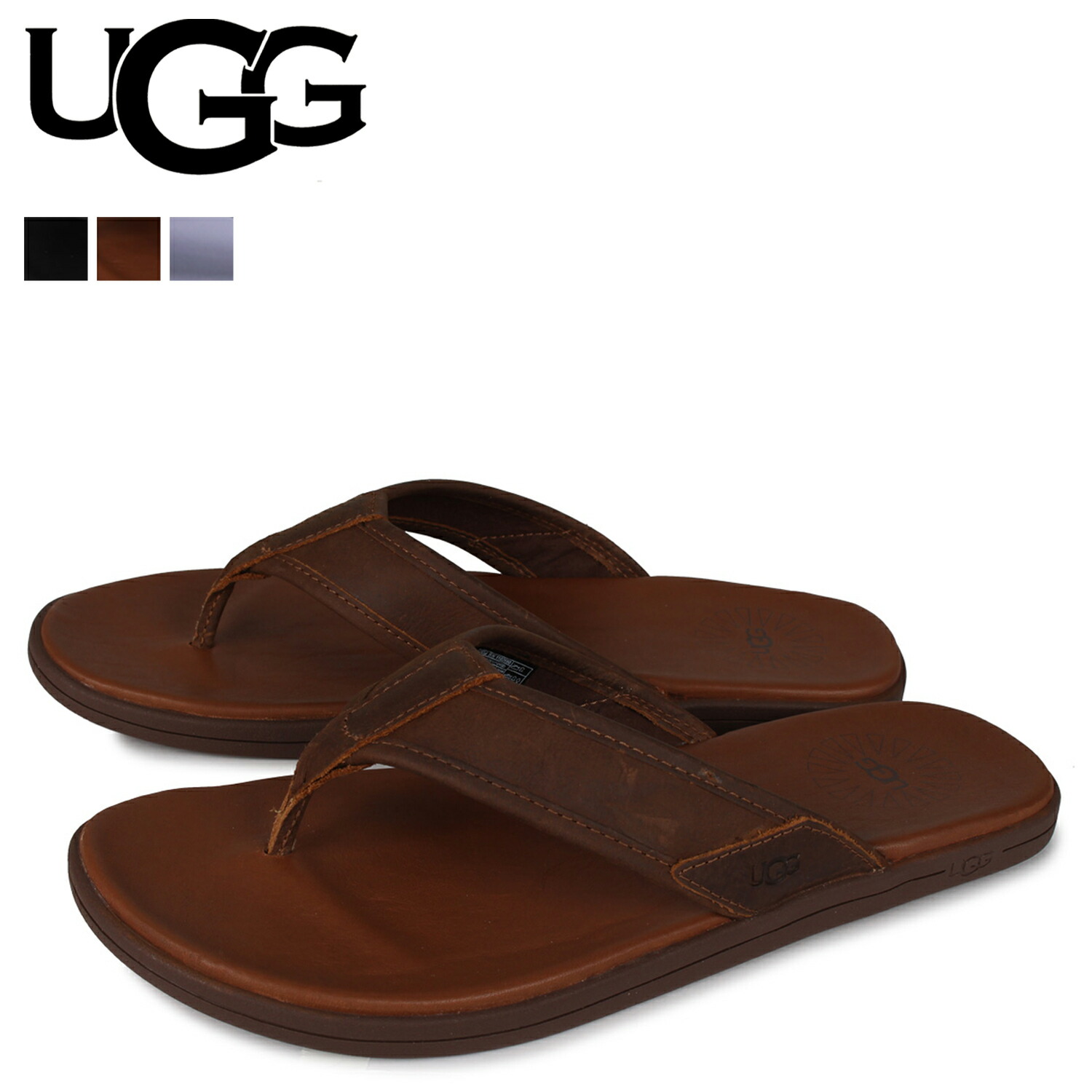 ugg seaside leather flip flop