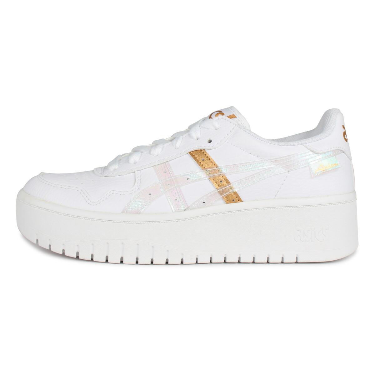 楽天市場 Asics Japan S Pf アシックス ジャパン スニーカー レディース 厚底 ホワイト 白 12a008 100 Goods Lab