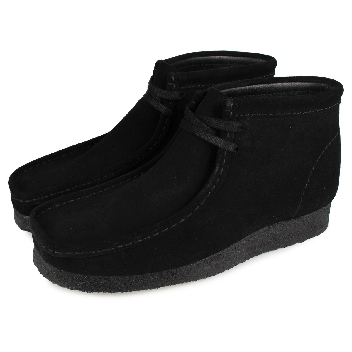 Clarks WALLABEE BOOT クラークス ワラビー ブーツ メンズ ブラック 黒 26155517