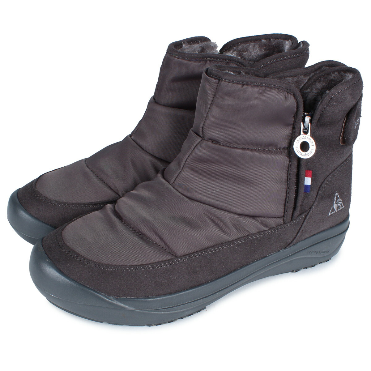 Le Coq Sportif Larshe Lo ルコック スポルティフ ラルシュ ロー ブーツ ウィンターブーツ レディース 防水 ダーク グレー Ql3ojd93dg Tajikhome Com