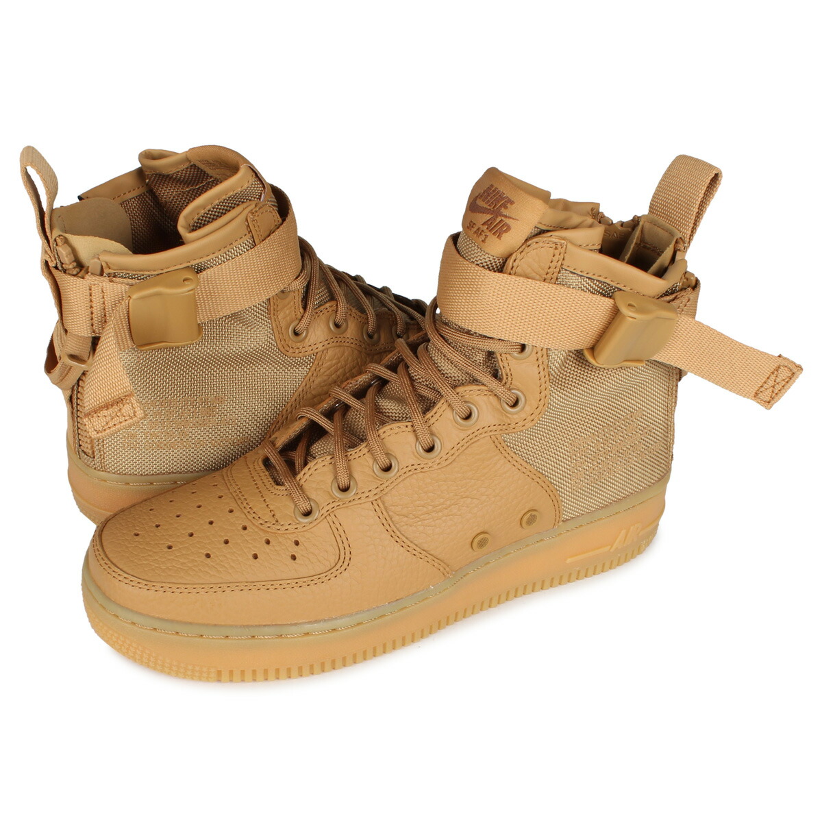 クリスマス特集 スニーカー フィールド スペシャル エアフォース1 Nike ナイキ スニーカー 3966 700 ブラウン Mid 1 Force Air Field Special Wmns メンズ Cibaut Com Ar