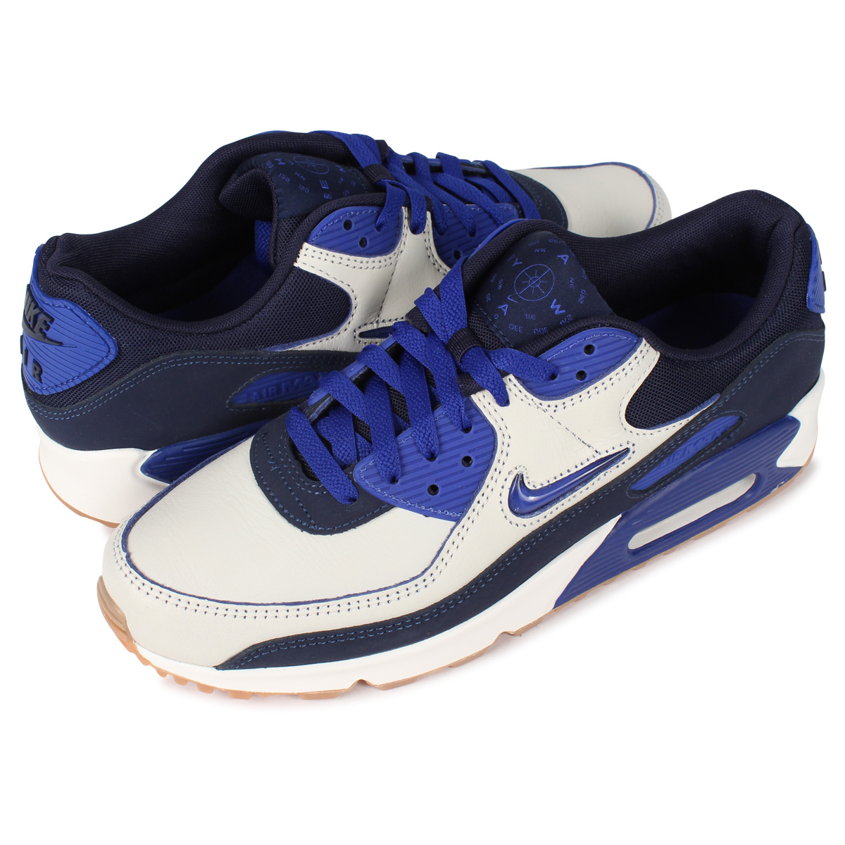 楽天市場 ナイキ Nike エアマックス90 プレミアム スニーカー メンズ Air Max 90 Premium ブルー Cj0611 102 Goods Lab