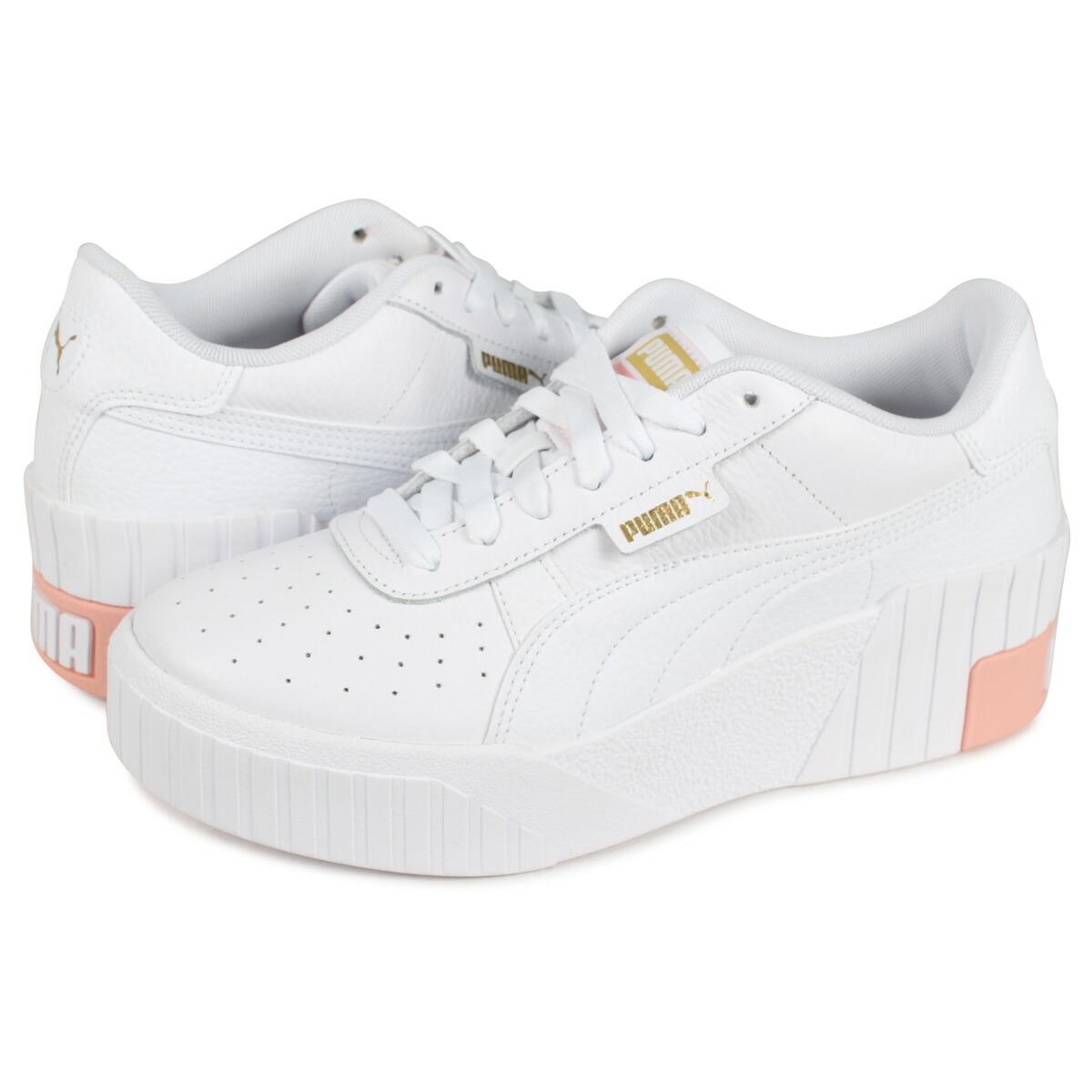 手数料安い Puma Cali Wedge プーマ カリ スニーカー レディース 厚底 ホワイト 白 04 新版 Nphltest Nphl Go Ke