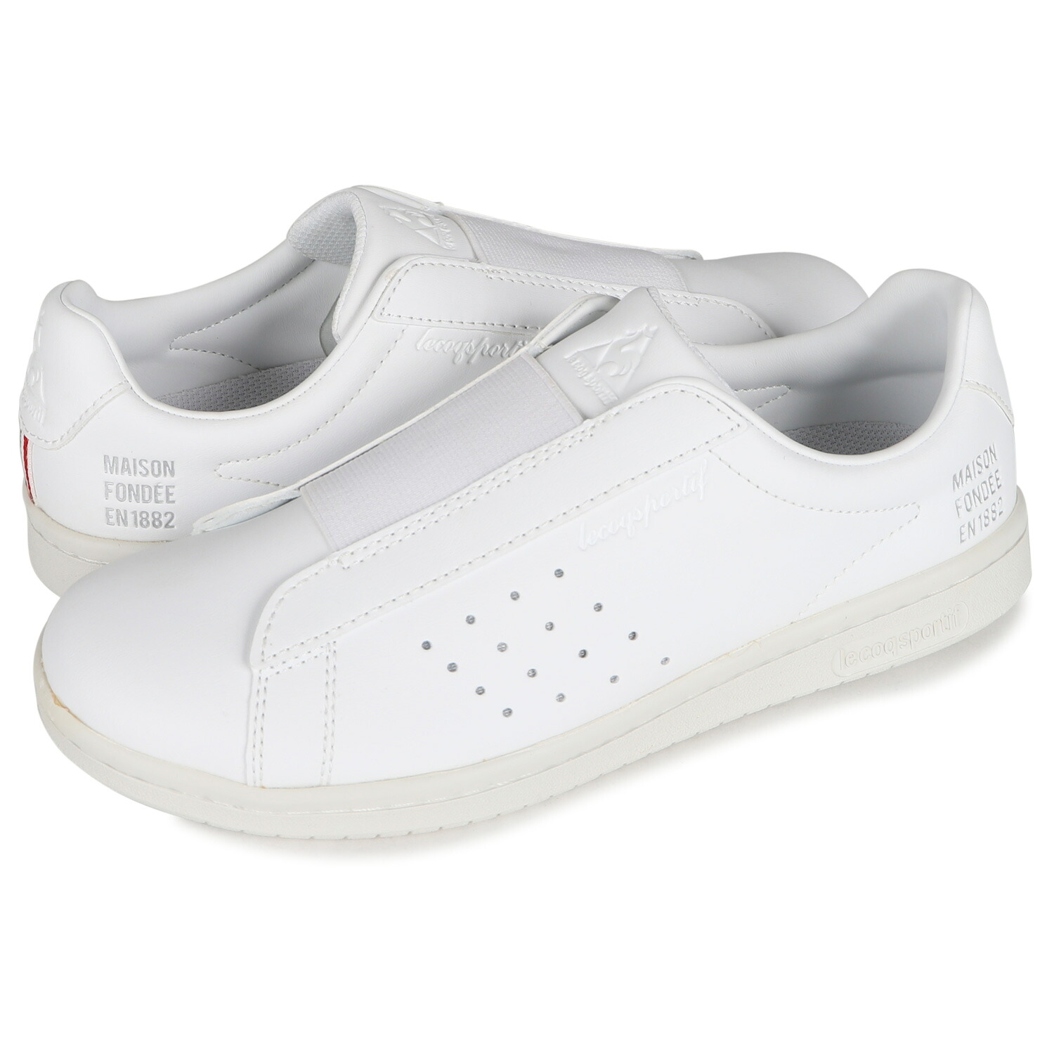 Le Coq Sportif La Roland Sl Om ルコック スポルティフ スニーカー スリッポン ローラン レディース ホワイト 白 Ql1tjc05wh 最新な Le Coq Sportif La Roland Sl Om ルコック スポルティフ スニーカー スリッポン ローラン レディース ホワイト 白 Ql1tjc05wh 最新な
