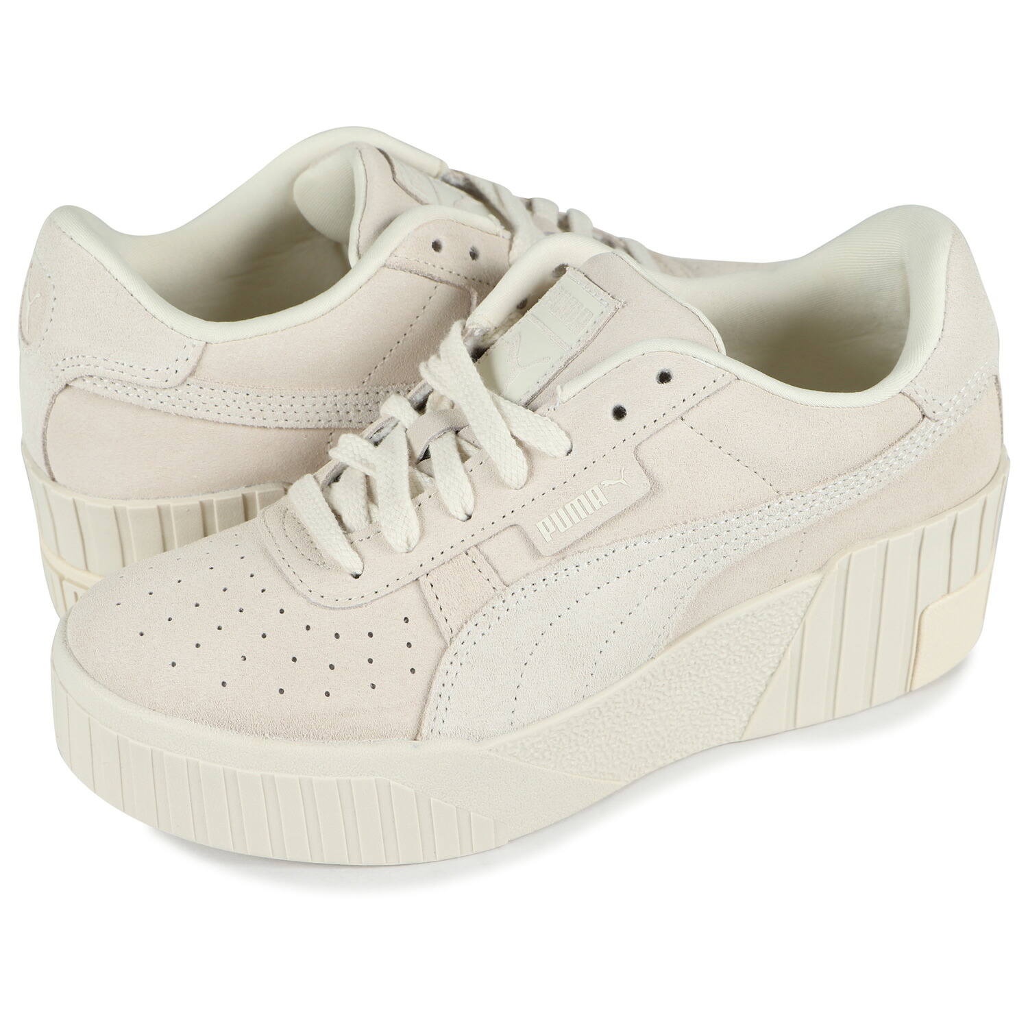 【最大1000円OFFクーポン】 PUMA CALI WEDGE TONAL WNS プーマ スニーカー カリ ウェッジ トーナル ウィメンズ レディース 厚底 ライト グレー 385248-01｜Goods Lab＋