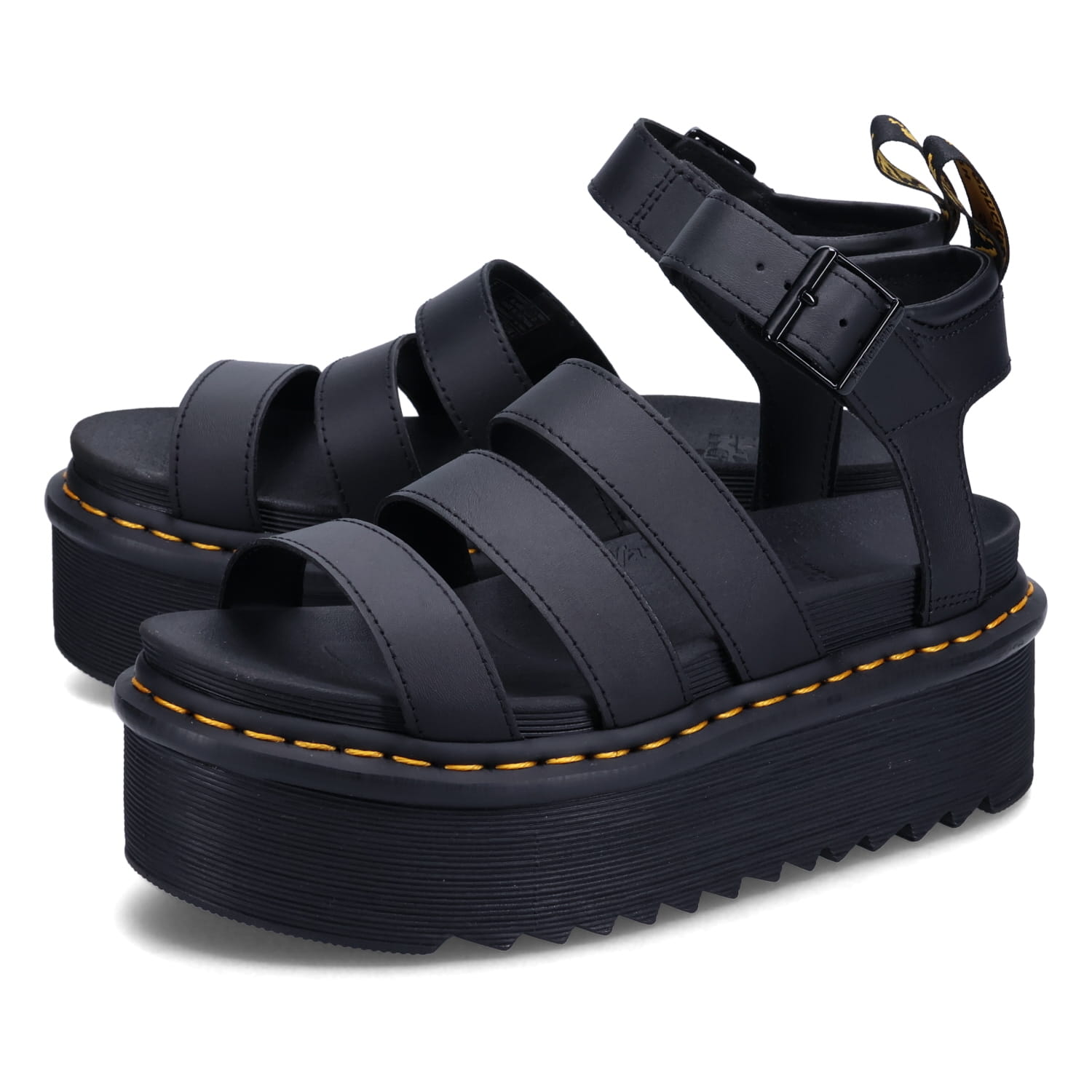 Dr.Martens BLAIRE QUAD ドクターマーチン サンダル ストラップサンダル ブレア クアッド レディース 厚底 ブラック 黒 27296001 母の日