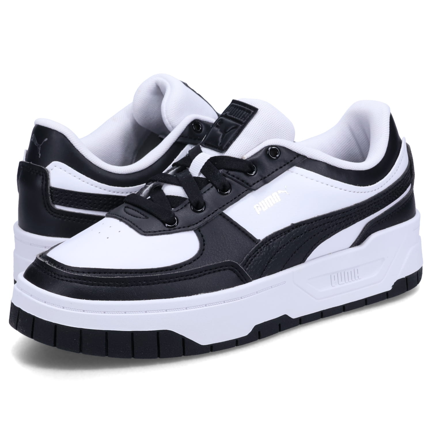 【最大1000円OFFクーポン発行中】 PUMA CALI DREAM LTH プーマ カリ ドリーム レザー スニーカー レディース 厚底 ホワイト 白 392730-08