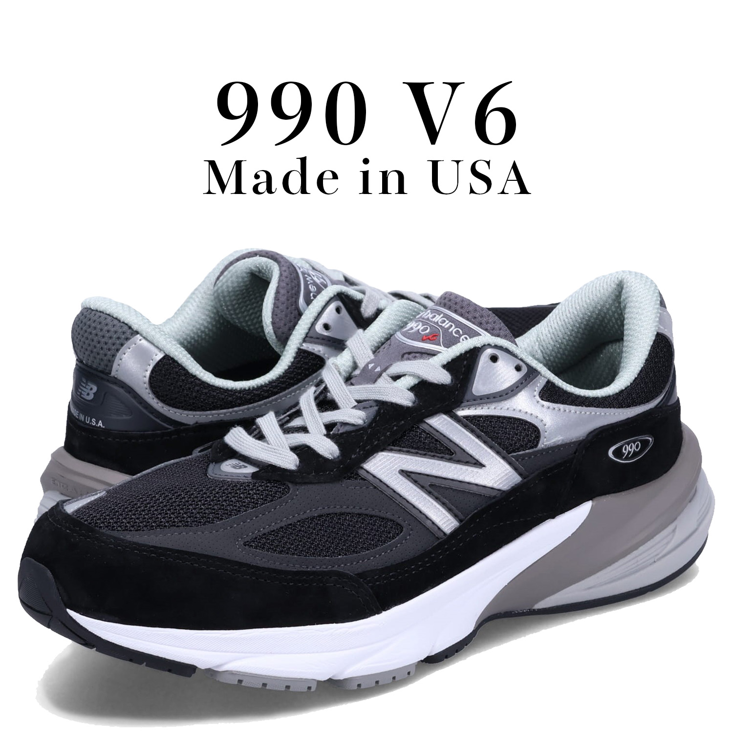【新品タグ付き】990 v6 BK6 23cm クリスマス梱包あり 楽天市場】NEW BALANCE M990BK6 ニューバランス U.S.A. 990V6