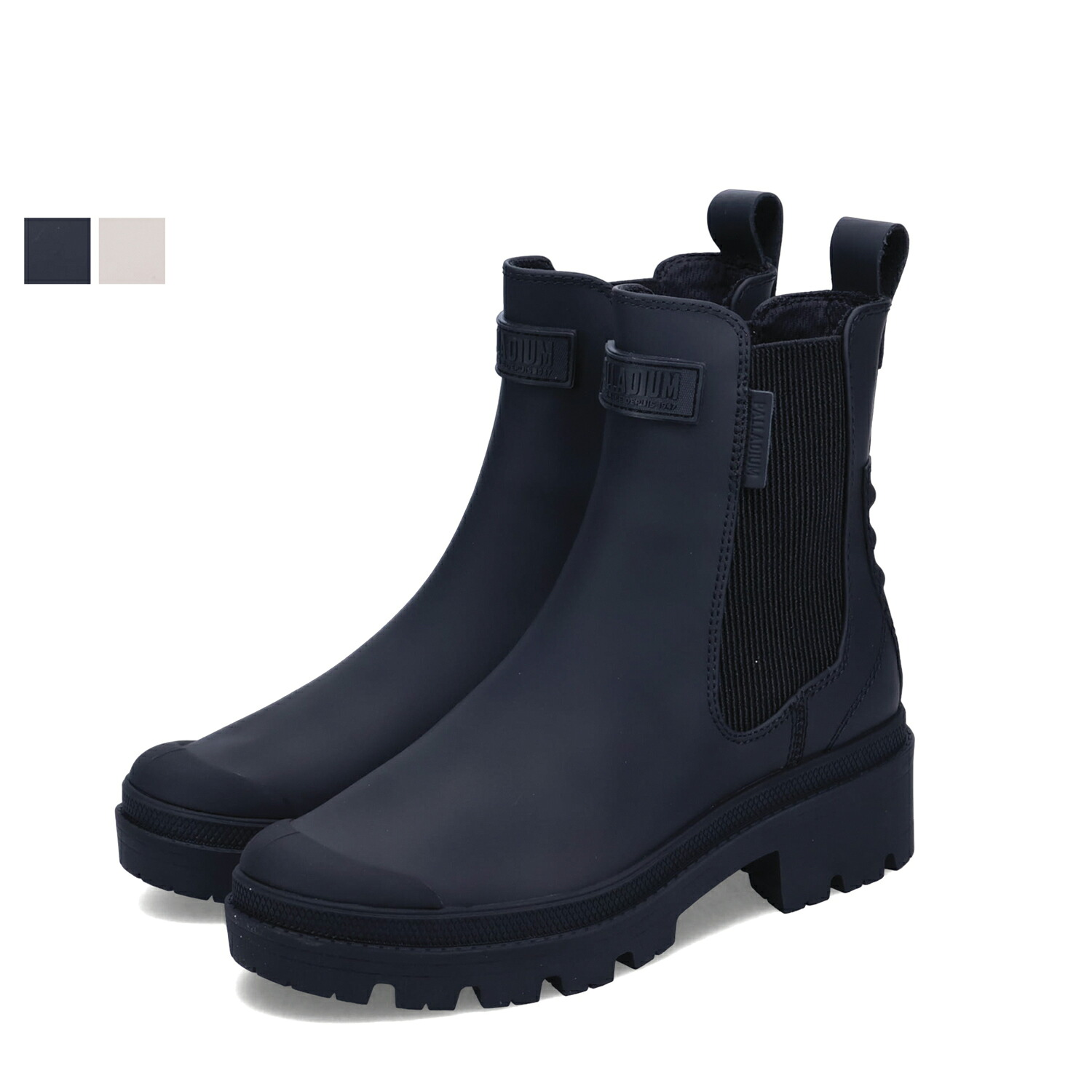 【最大1000円OFFクーポン】 PALLADIUM PALLABASE CHE ARMY R パラディウム サイドゴアブーツ パルベース チェルシー アーミー レディース 厚底 ブラック ホワイト 黒 白 98866|Goods Lab+