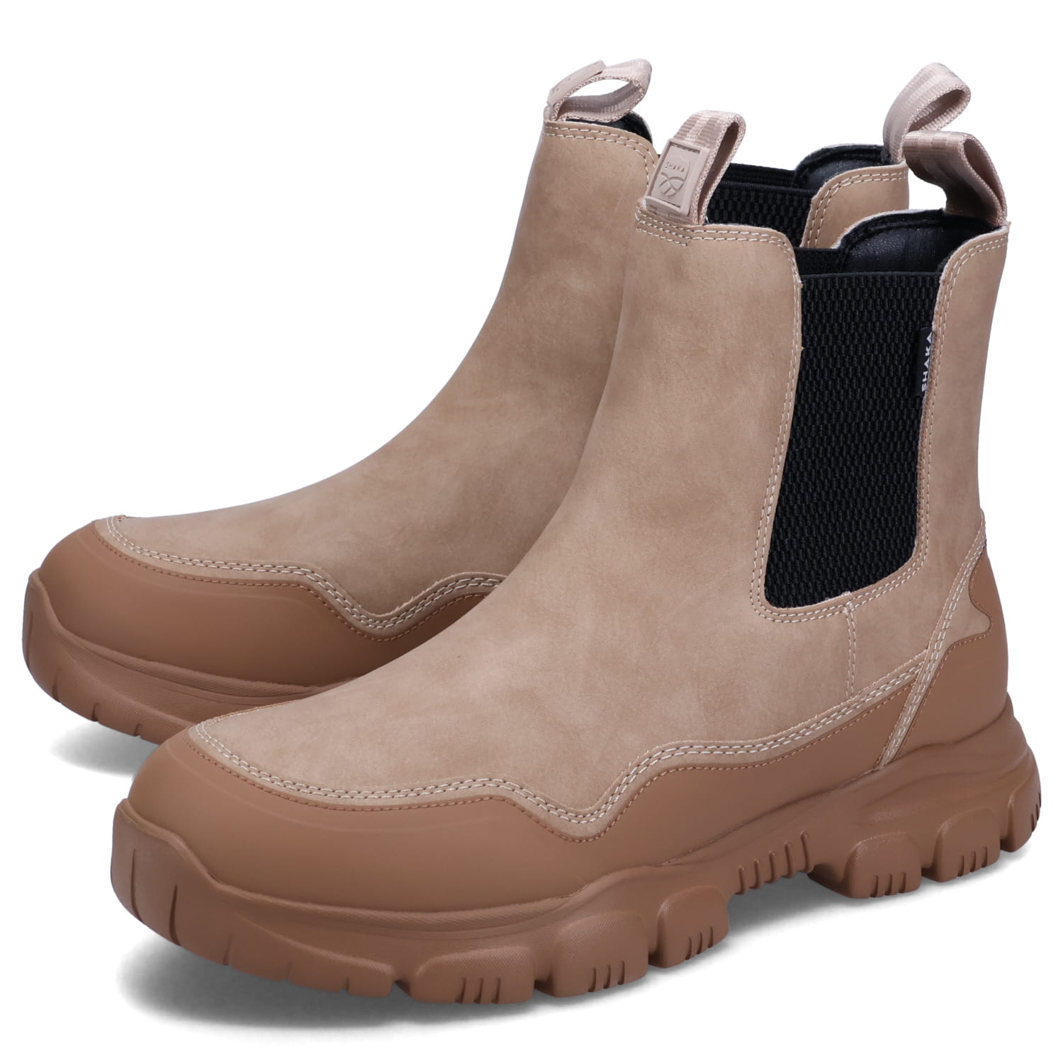 【最大1000円OFFクーポン】 SHAKA TREK CHELSEA AT シャカ ブーツ サイドゴアブーツ トレック チェルシー AT メンズ レディース ベージュ SK-201|Goods Lab+