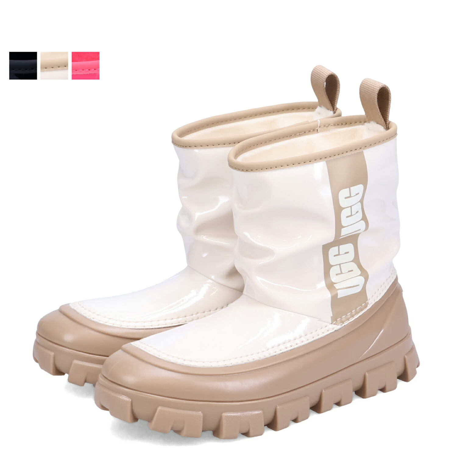 【新品未使用】UGG ホワイト ベージュ 長靴　クラシックブレラ　ミニ ugg-1143697k_s.jpg