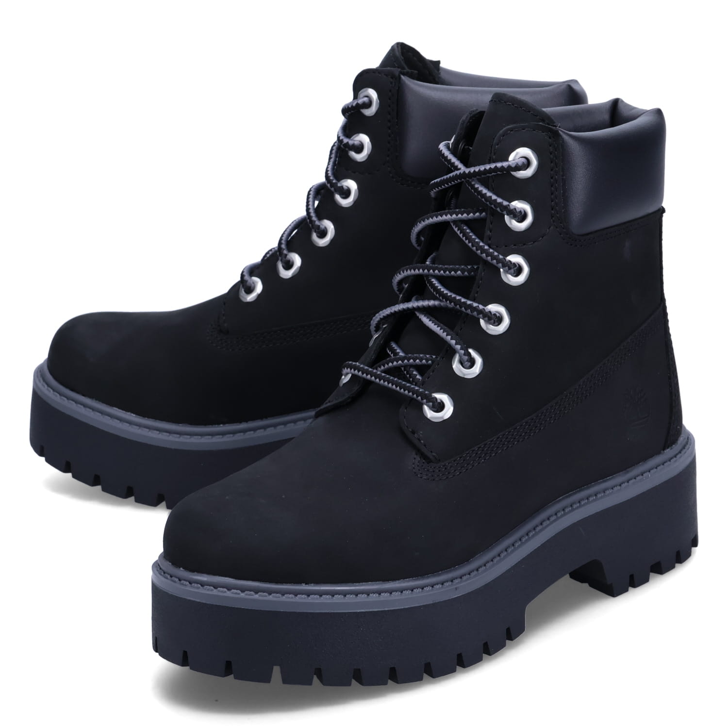 Timberland PREMIUM WP PLATFORM BOOT ティンバーランド ブーツ 6インチ プレミアム ウォータープルーフ プラットフォーム レディース 厚底 防水 ブラック 黒 A5RH5 母の日