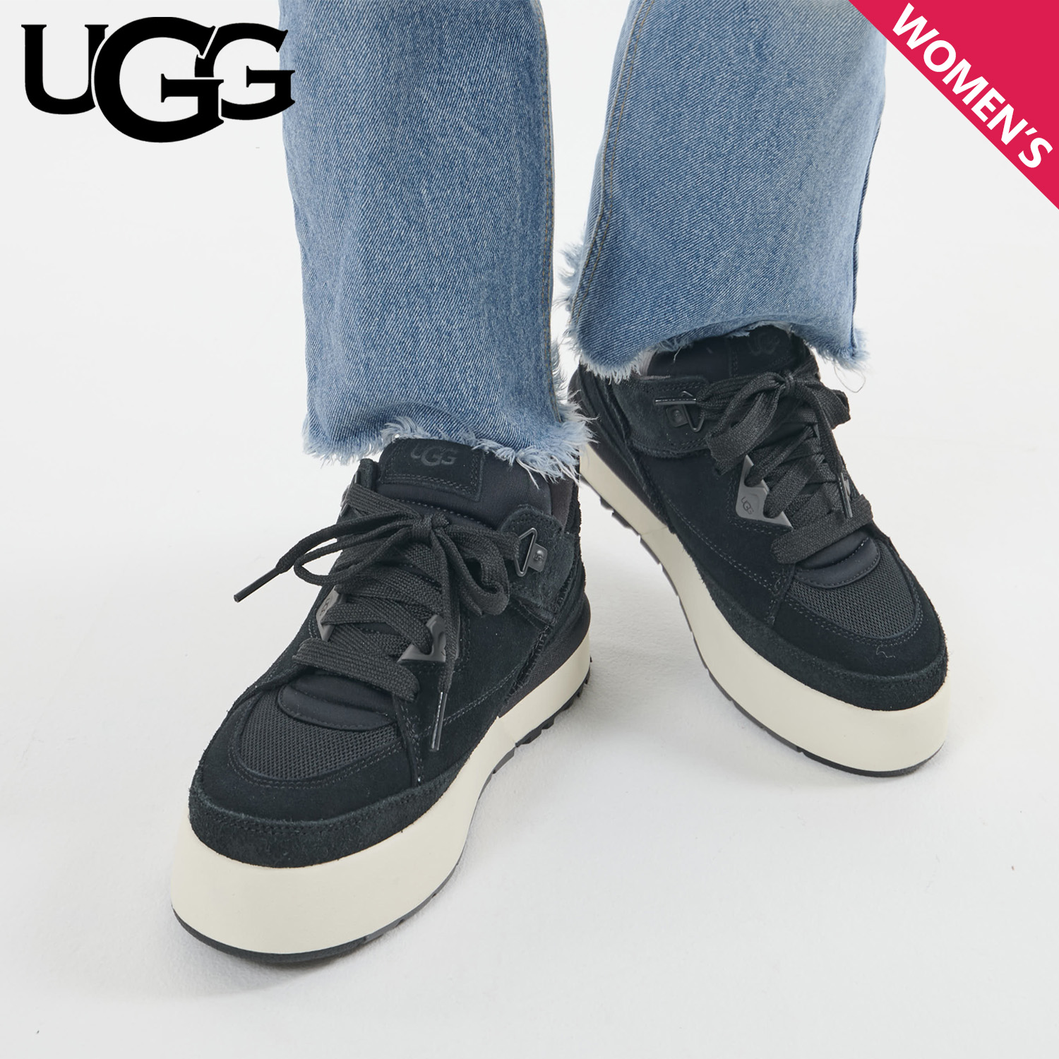楽天市場】UGG CA1 アグ スニーカー レディース 厚底 ブラック