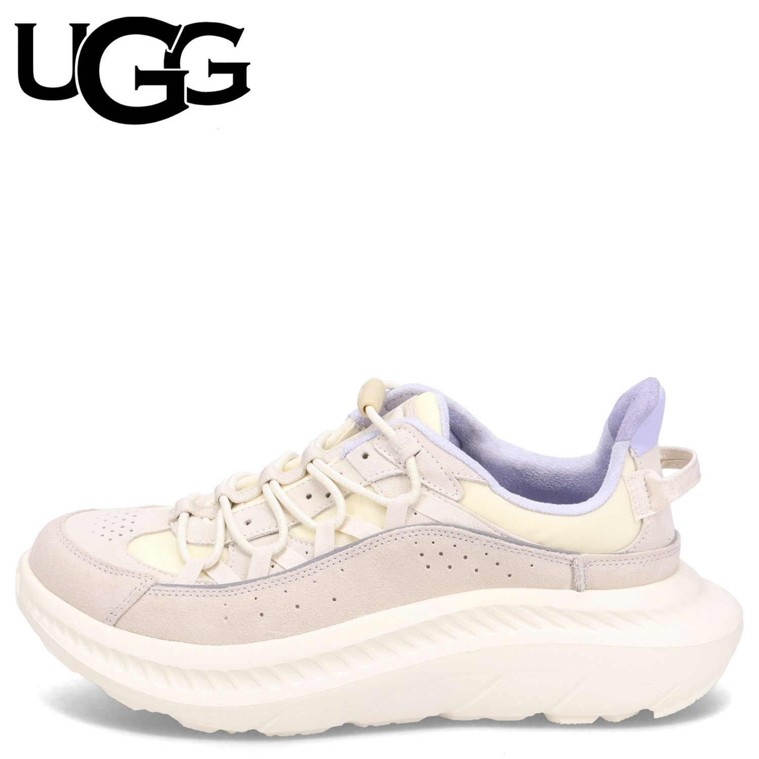 UGG スニーカー　厚底スニーカー ホワイト/イエロー 楽天市場】アグ UGG スニーカー ゴールデンクッシュ レディース