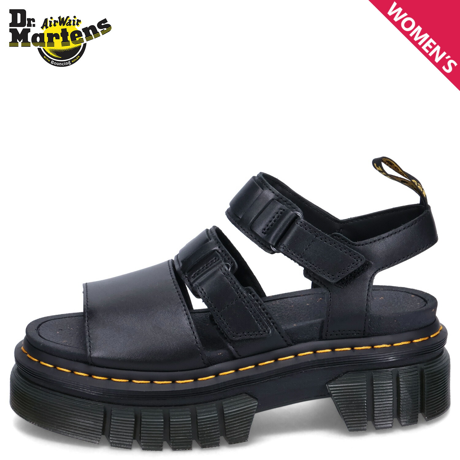 楽天市場】ドクターマーチン RICKI 3 STRAP サンダル Dr.Martens