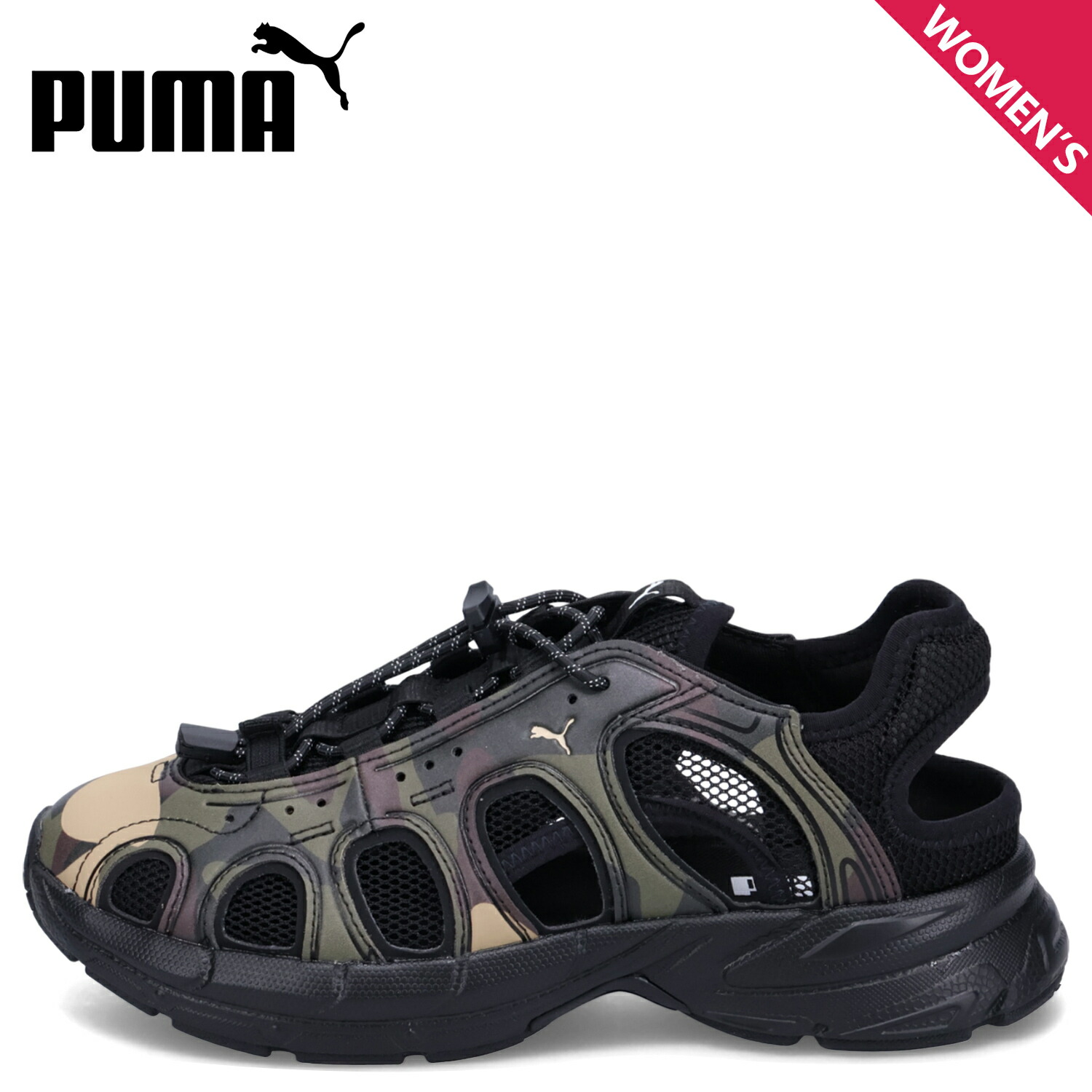 Puma velo sandal ブラック 28cm PUMA VELO SANDAL PUMA BLACK-PUMA WHITE（プーマ ベロ サンダル