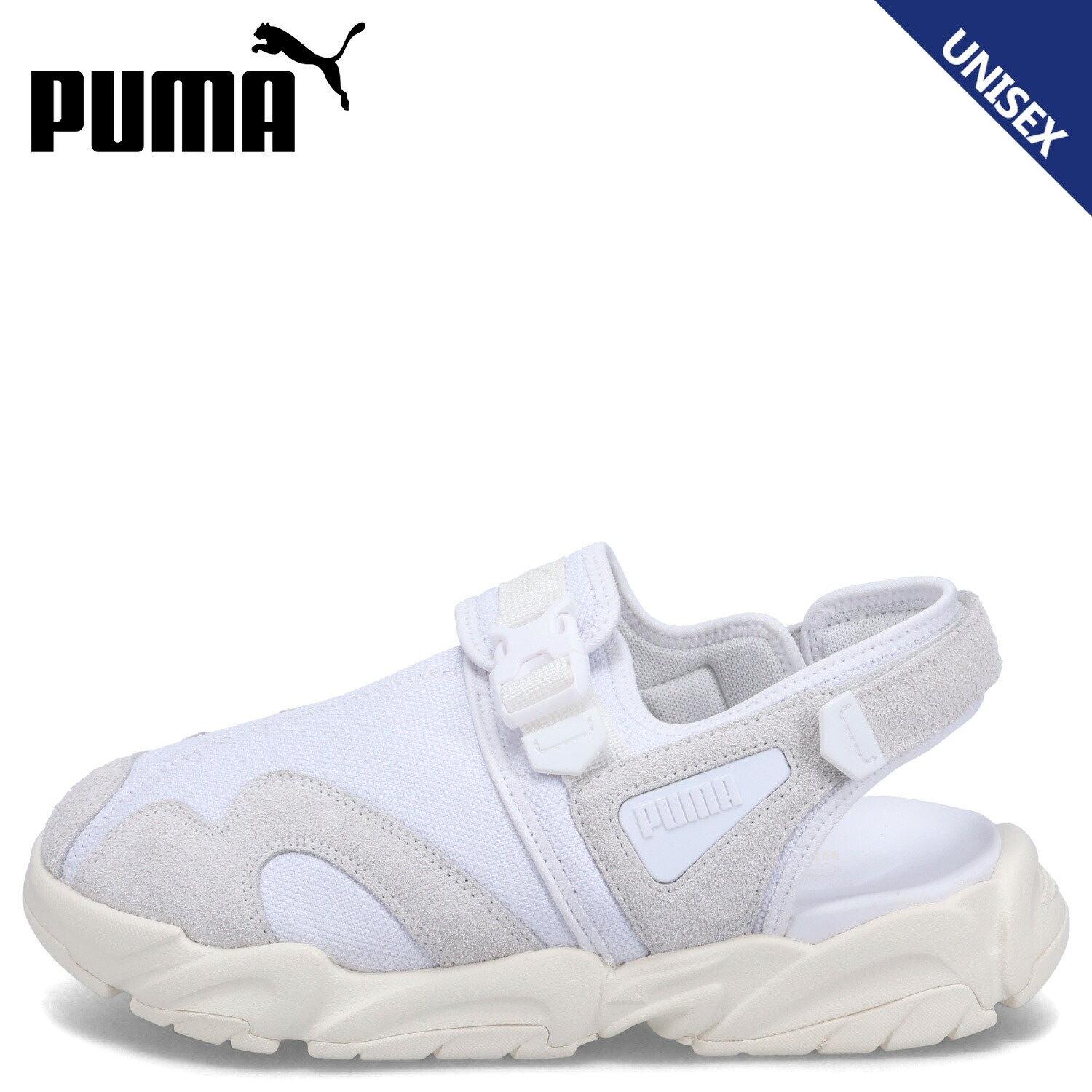 PUMA TS-01 NEW MATERIAL SANDAL プーマ サンダル スポーツサンダル TS-01 ニュー マテリアル メンズ レディース ホワイト 白 396484-01