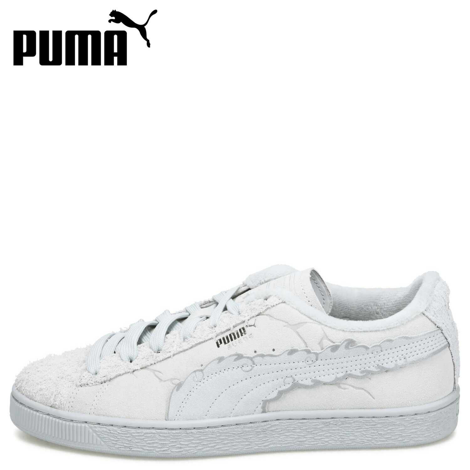 【最大1000円OFFクーポン配布中】 PUMA SUEDE 3 ONE PIECE MONKEY D. LUFFY プーマ スウェード 3 ワンピース ルフィー スニーカー メンズ 麦わらのルフィ スエード コラボ グレー 396524-01画像