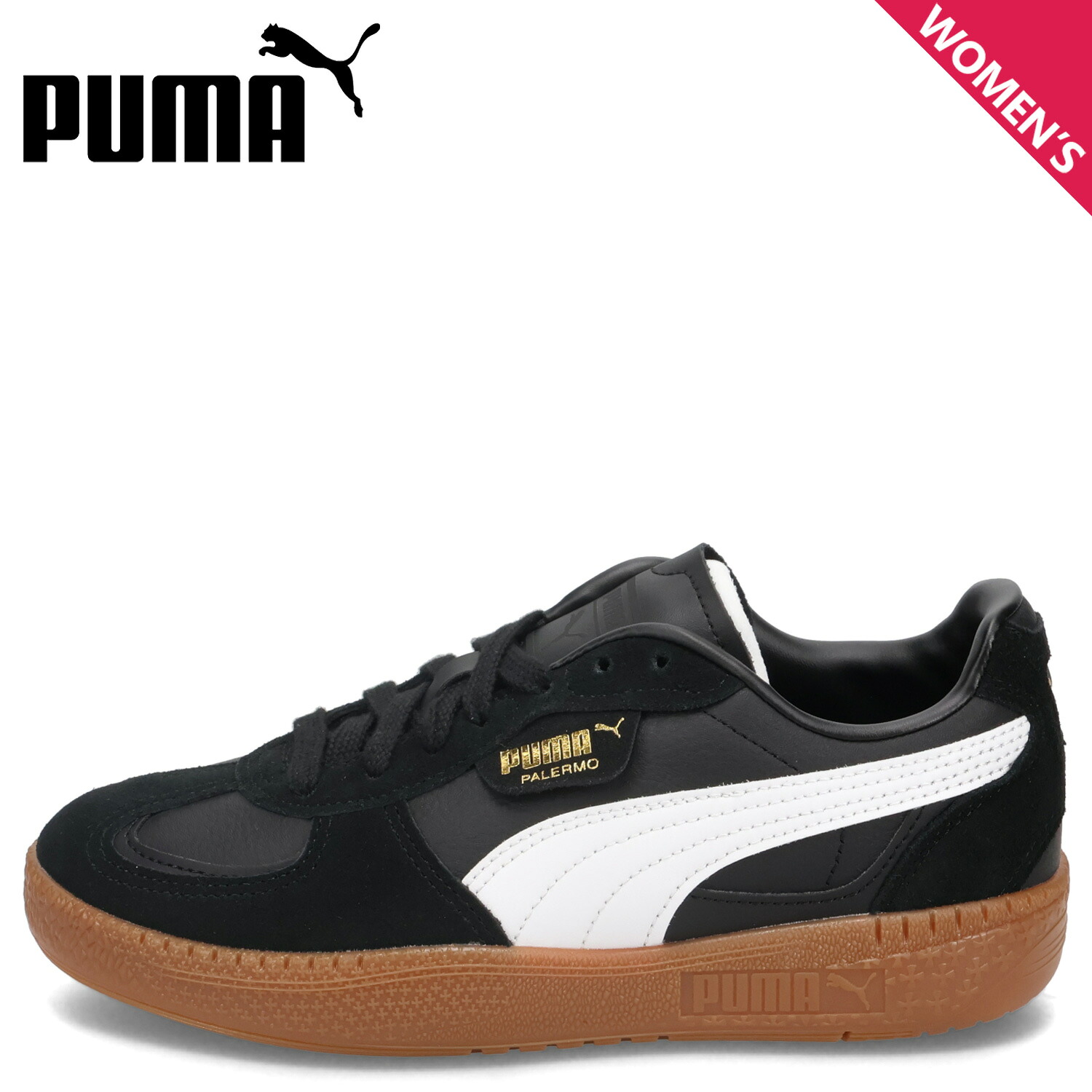 PUMA PALERMO MODA プーマ スニーカー パレルモ モダ レディース ブラック 黒 397727-06 母の日