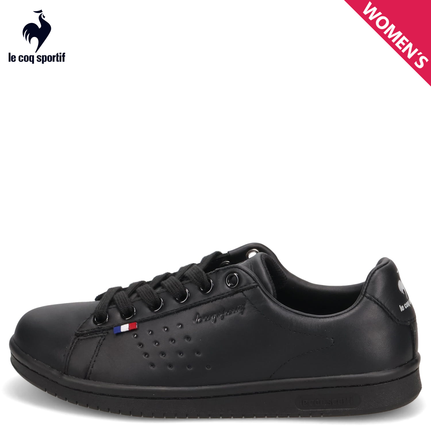【最大1000円OFFクーポン】 le coq sportif LA ROLAND ECL R ルコック スポルティフ スニーカー ラ ローラン レディース 2Eワイズ 防水 ブラック 黒 LU5SSN19UZ|Goods Lab+