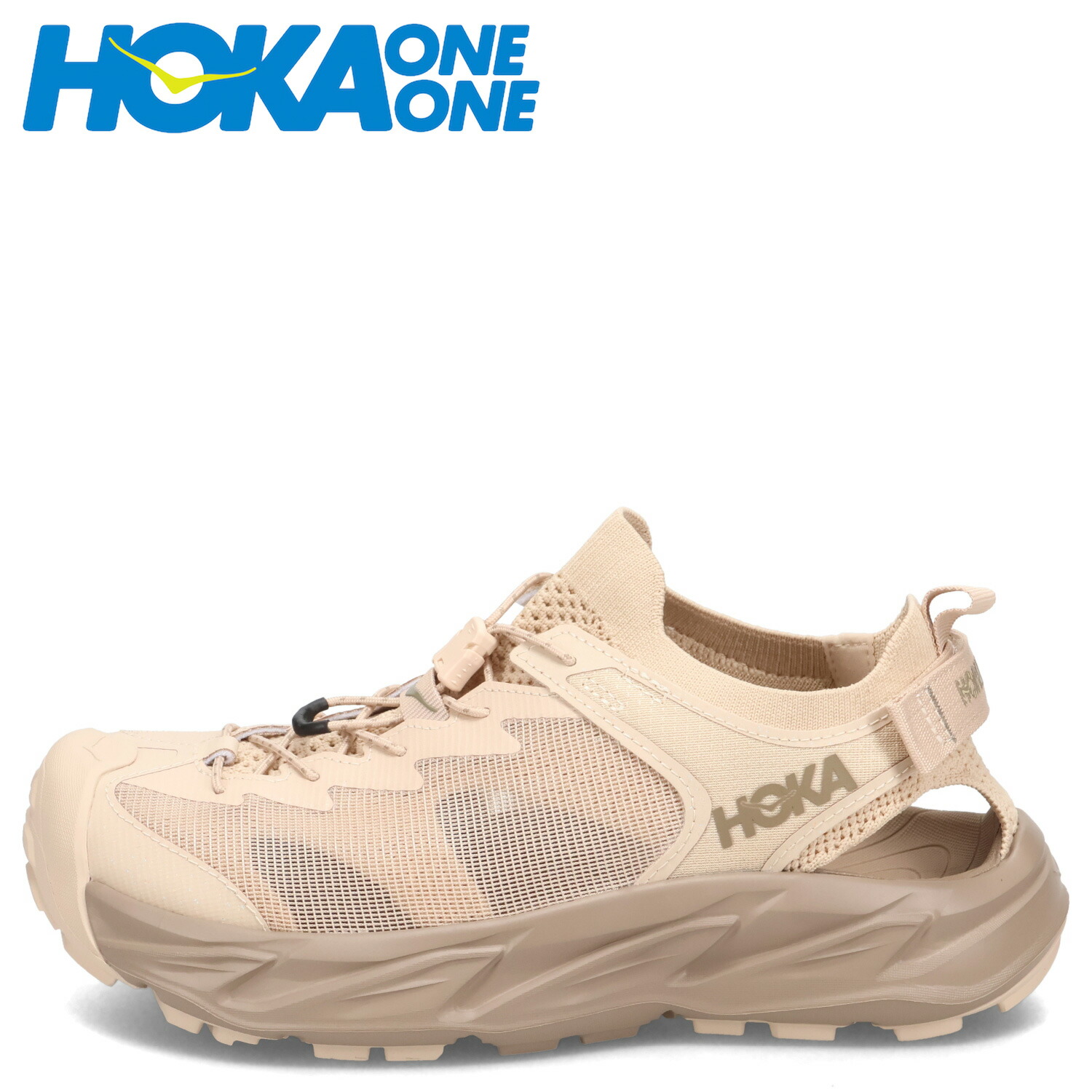 HOKA ONE ONE HOPARA 2 ホカオネオネ スニーカー サンダル ホパラ 2 メンズ 厚底 ベージュ 1147650