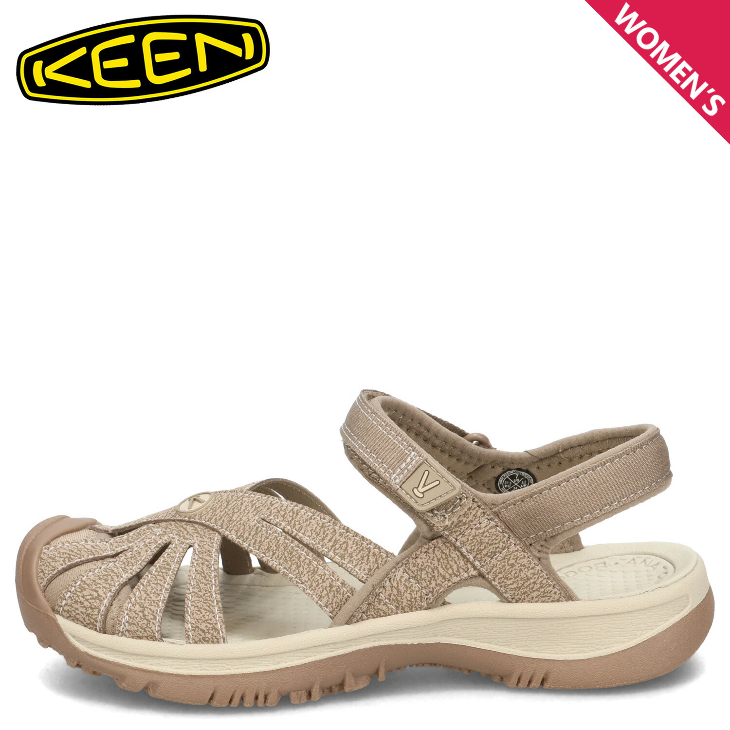 【最大1000円OFFクーポン発行中】 KEEN ROSE SANDAL キーン サンダル ストラップサンダル ローズ レディース ブラウン 1016729