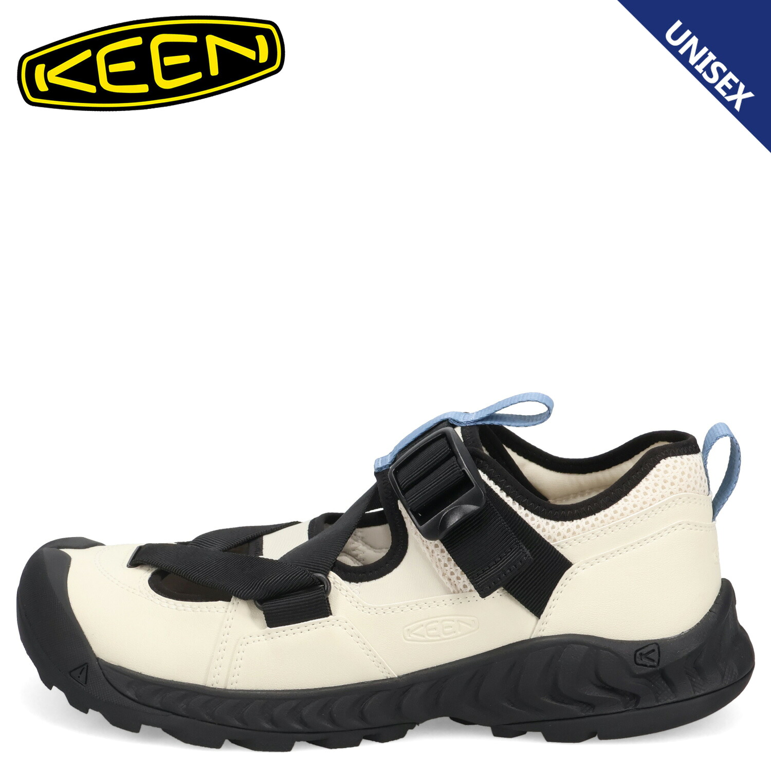 KEEN HOODZERRA キーン サンダル スポーツサンダル オールジェンダー フッドゼラ メンズ レディース 軽量 耐久 防滑 ホワイト 白 1030482
