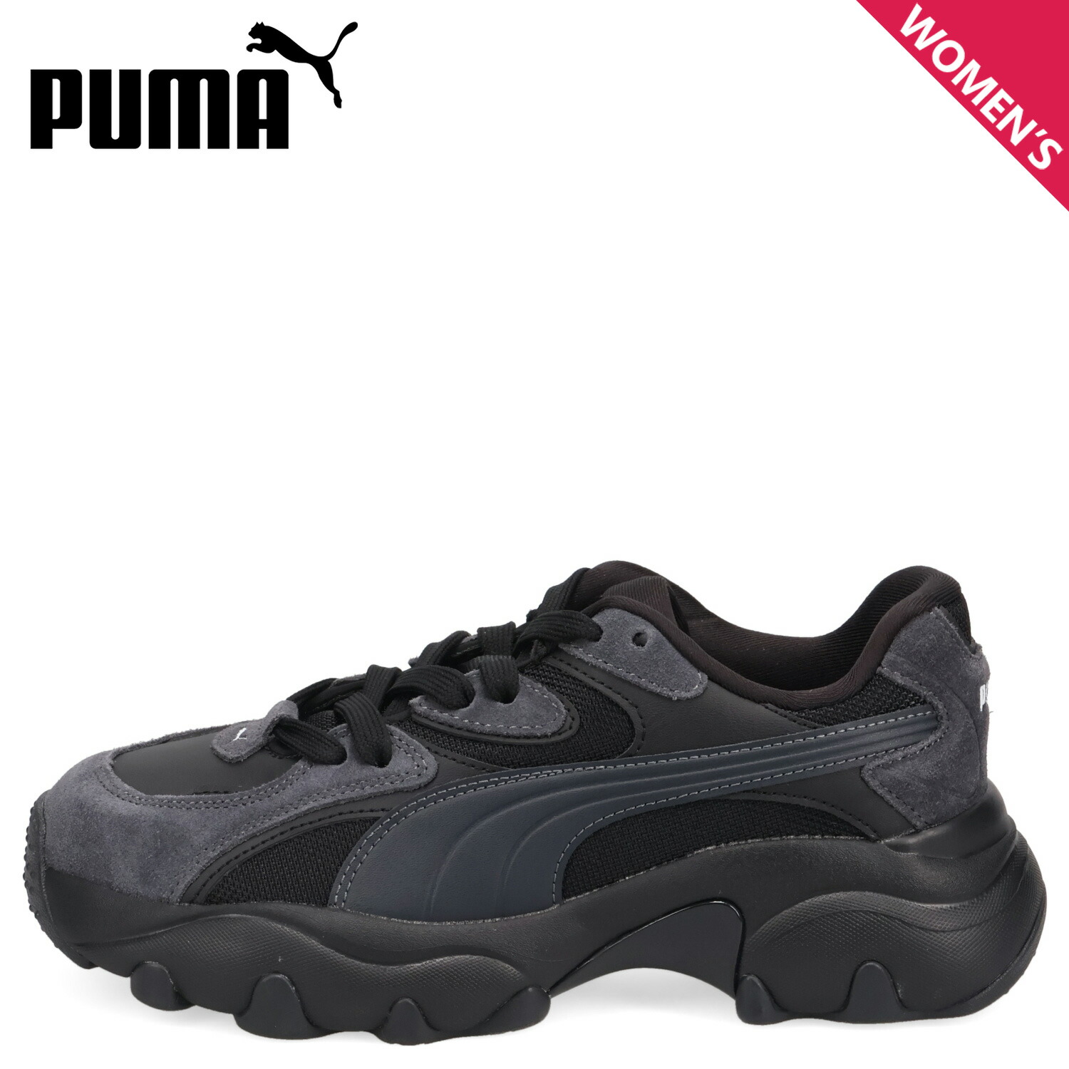 PUMA PULSAR LITE POP プーマ スニーカー パルサーライトポップ レディース ブラック 黒 402982 母の日 9,240円