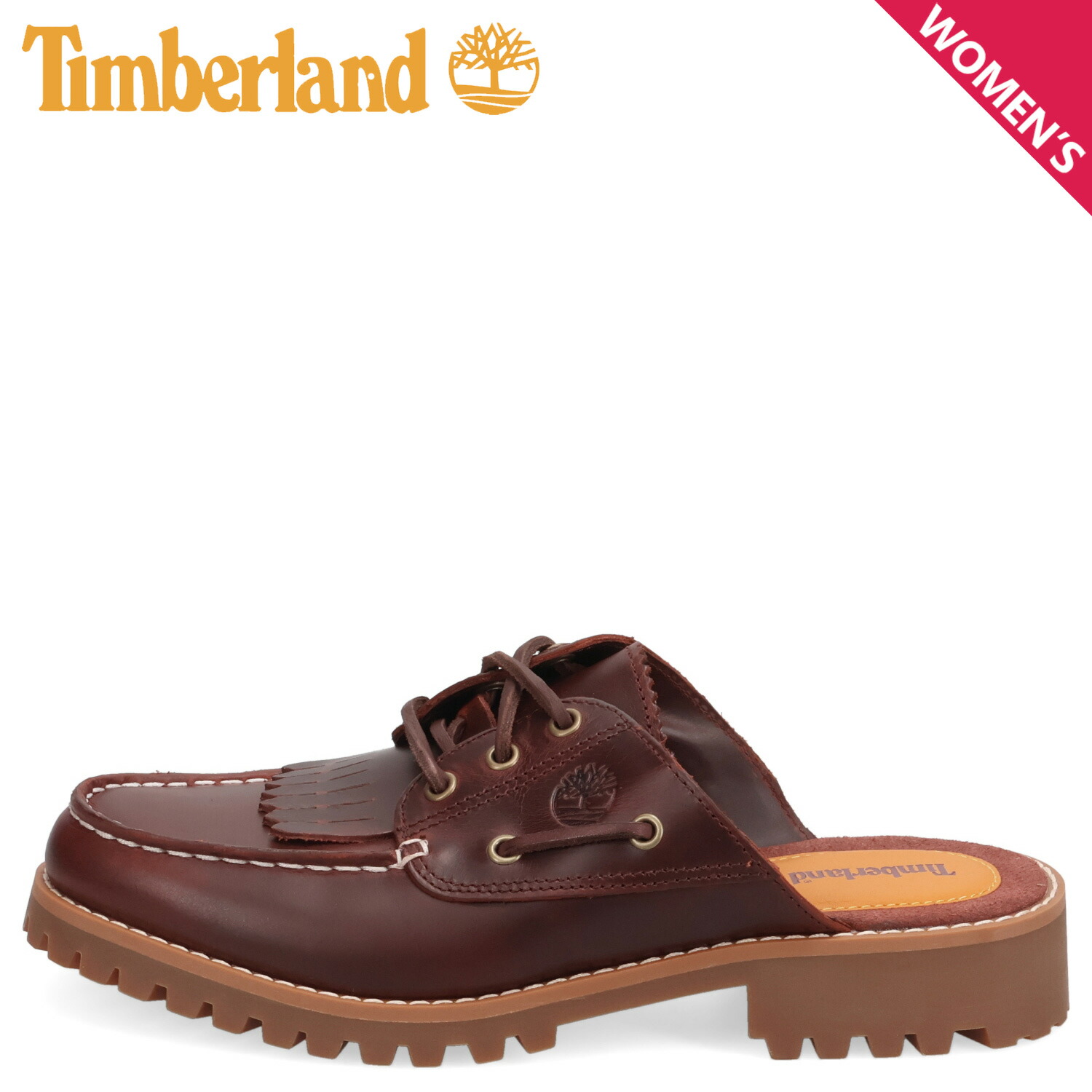 【最大1000円OFFクーポン発行中】 Timberland NOREEN MULE ティンバーランド サンダル コンフォートサンダル レディース ワインレッド A4198-EIW