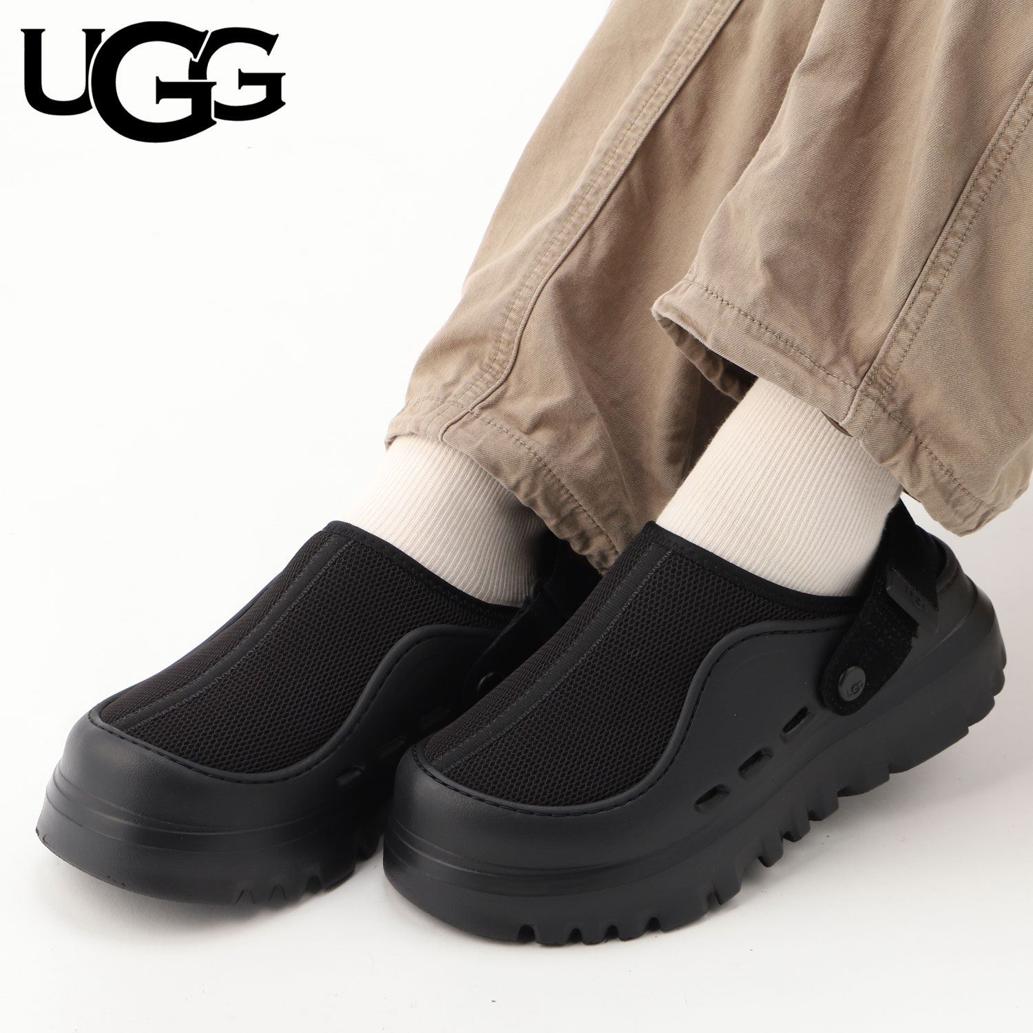楽天市場】UGG [アグ メンズピークモッド] M PEAKMOD BLACK