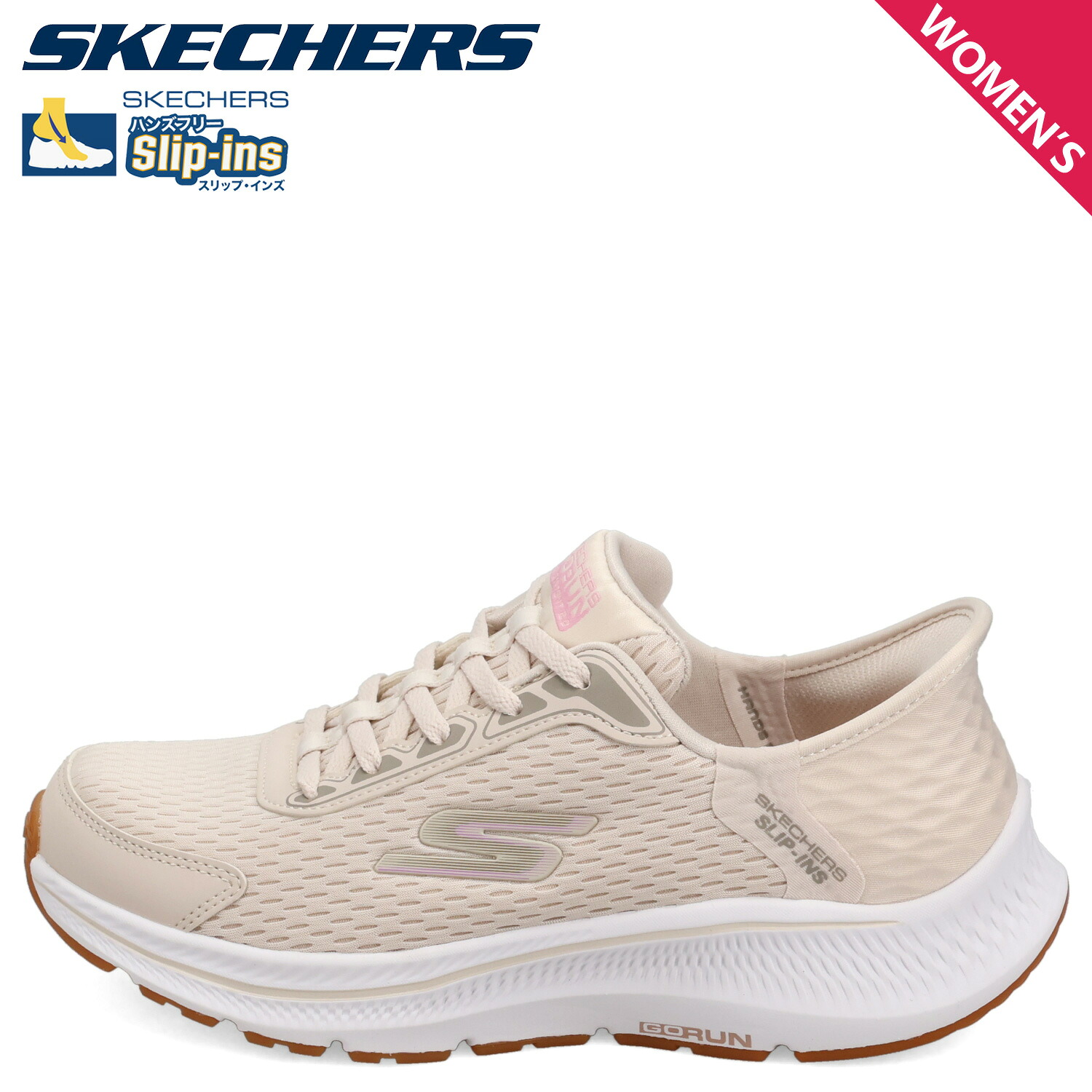 SKECHERS SLIP-INS GORUN CONSISTENT 2.0 ENDURE スケッチャーズ スリップインズ ゴーラン コンシステント 2.0 エンデュア スニーカー レディース オフ ホワイト 128615-NTPK 母の日 9,687円