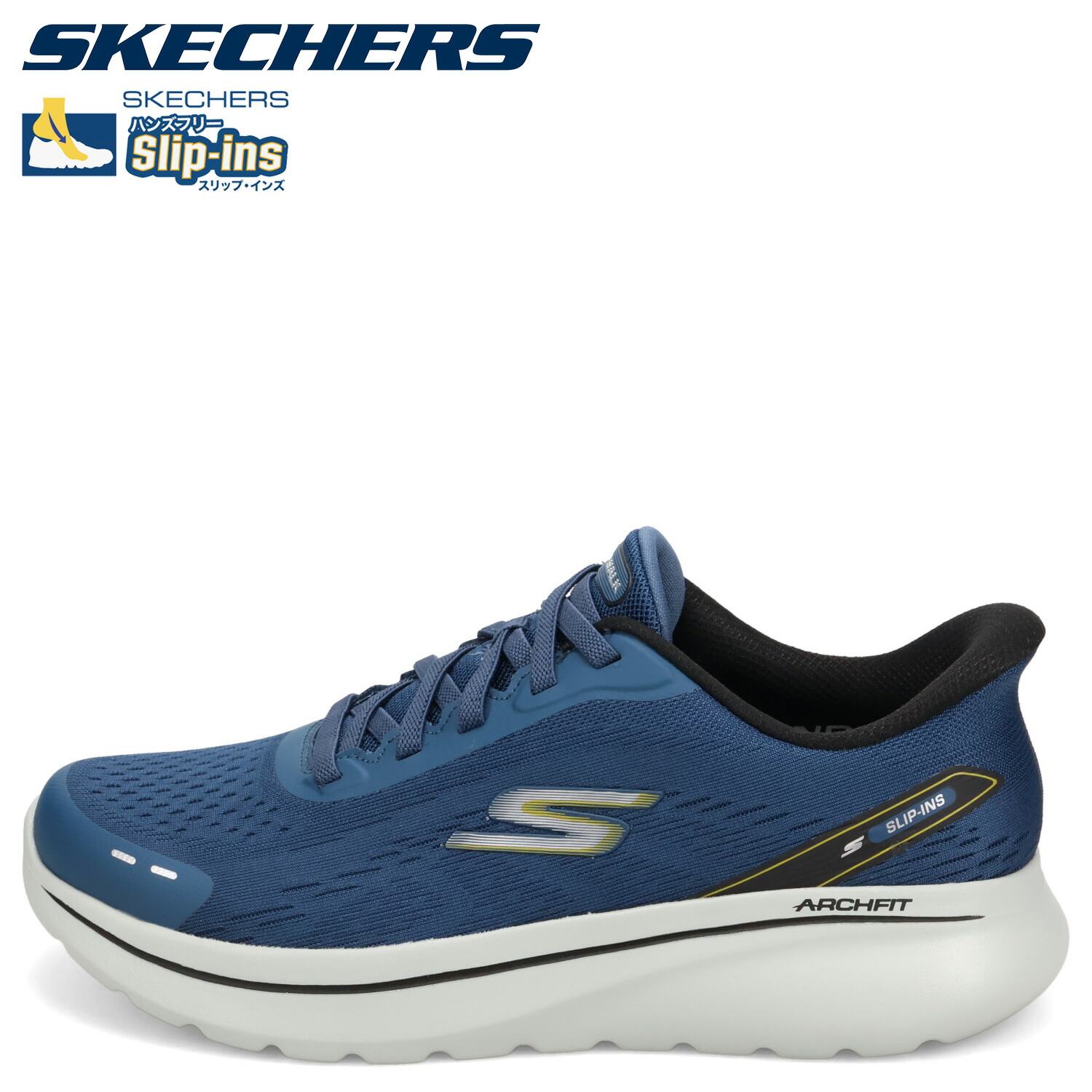 【楽天市場】SKECHERS SLIP-INS GO WALK ARCH FIT N-JOY スケッチャーズ スリップインズ リラックスド ...
