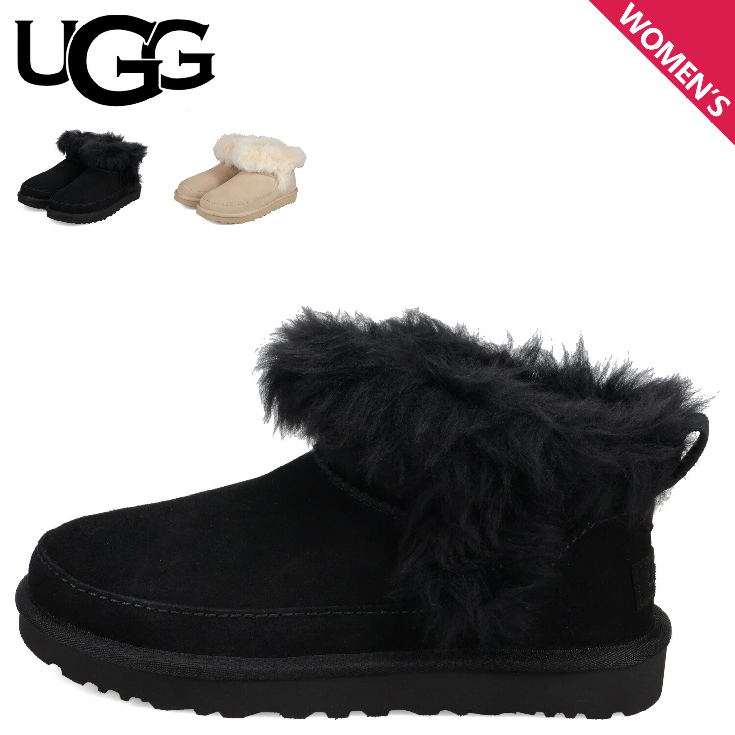 楽天市場】UGG アグ Ultra Mini UGG Fluff ムートンブーツ ウルトラ