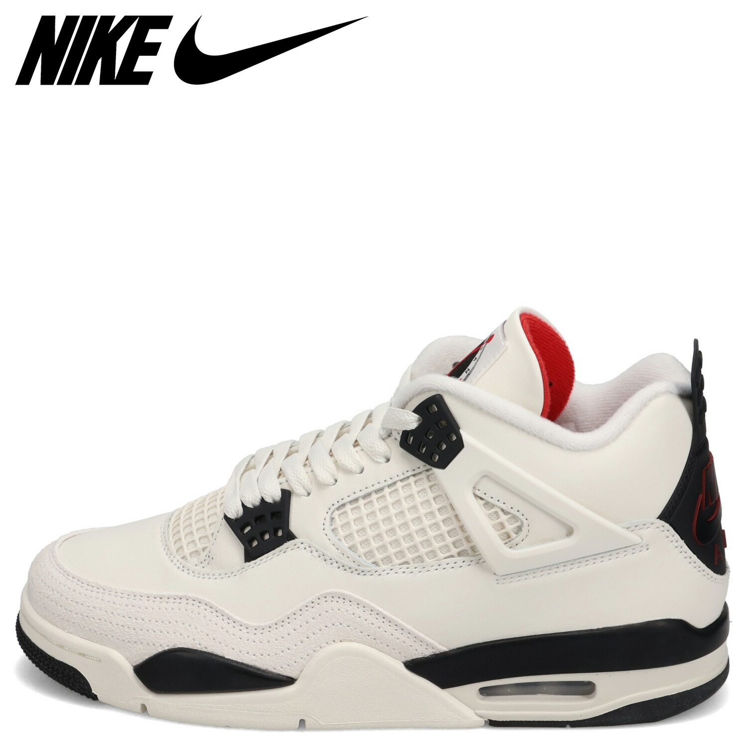 NIKE ナイキ エアジョーダン4 レトロ OG 飛翔野球クラブ スニーカー メンズ AIR JORDAN 4 RETRO OG FLIGHT CLUB オフ 白いこと IM4002-100