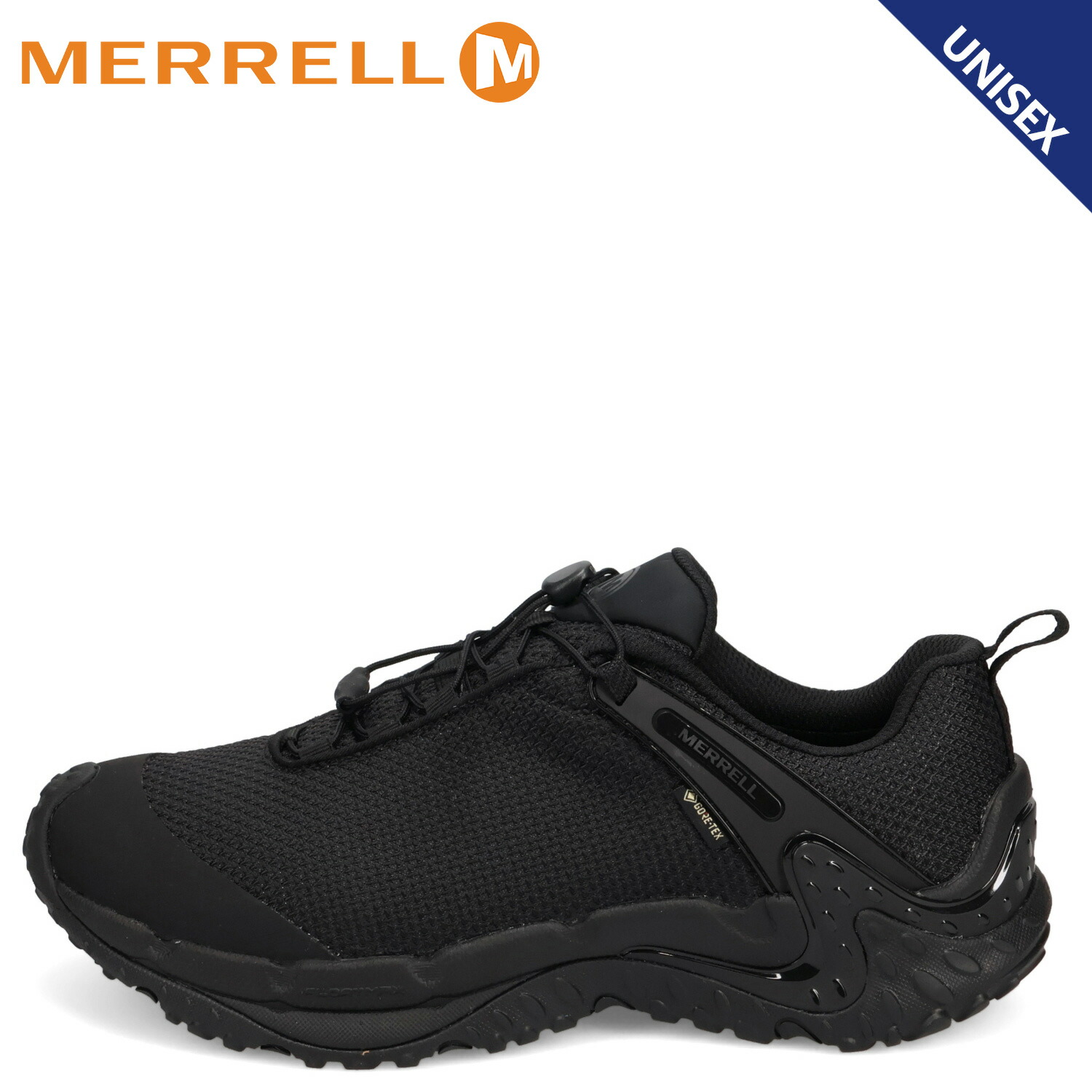 【最大1000円OFFクーポン】 MERRELL CHAM STORM REDUX JP GTX メレル スニーカー カメレオン ストーム リダックス ジャパン ゴアテックス メンズ レディース 撥水 防水 ブラック 黒 00005678|Goods Lab+