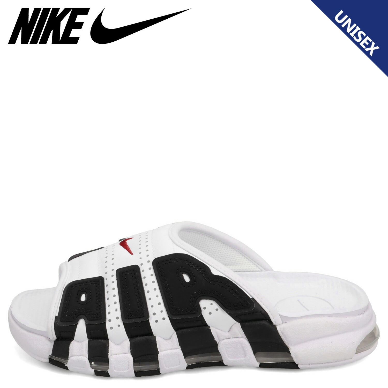 ナイキ NIKE エアモアアップテンポ スライド サンダル メンズ レディース AIR MORE UPTEMPO SLIDE ホワイト 白 FB7818-100|Goods Lab+