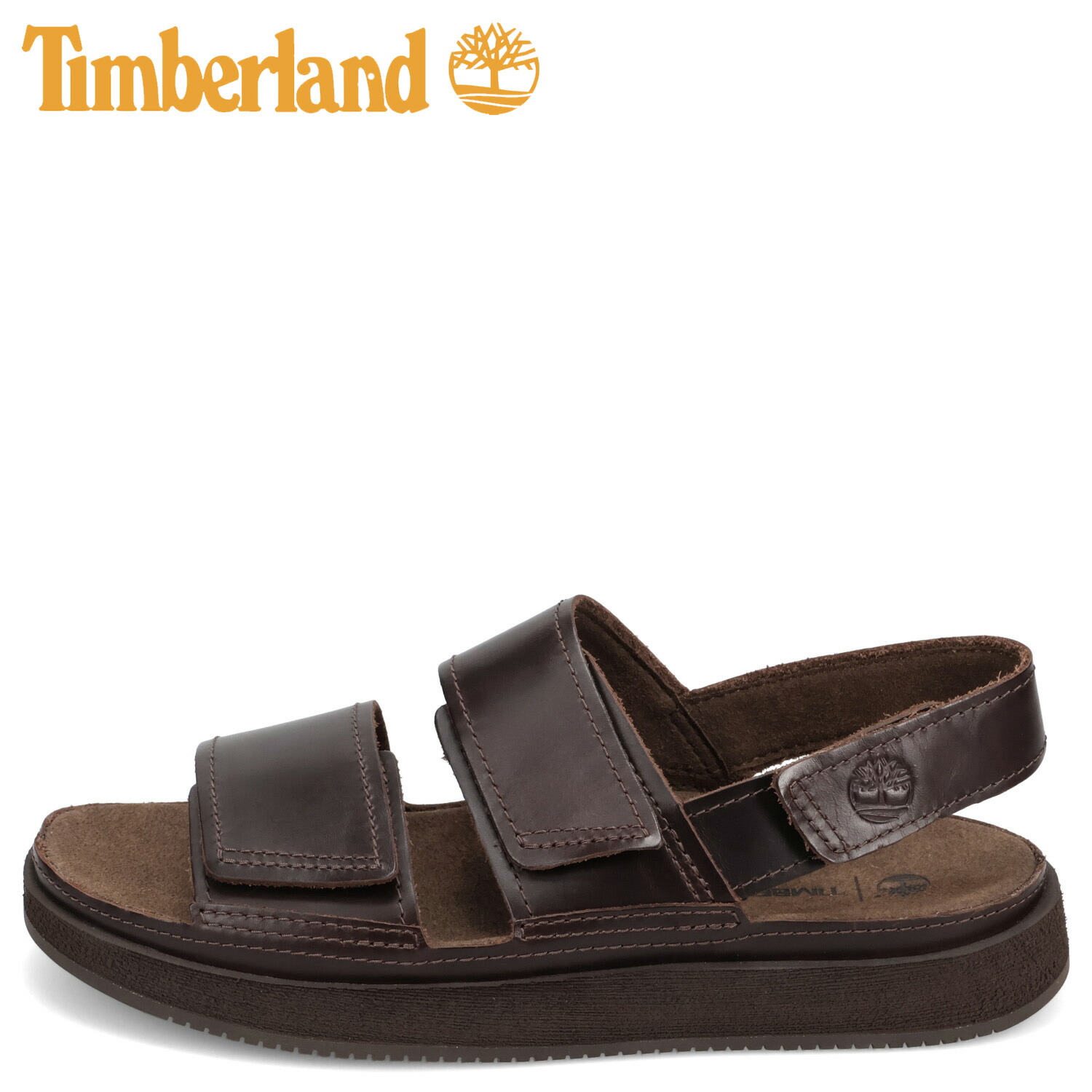 【最大1000円OFFクーポン発行中】 Timberland CASCO COVE BACKSTRAP ティンバーランド サンダル ストラップサンダル バックストラップ メンズ 本革 ブラウン A26X8