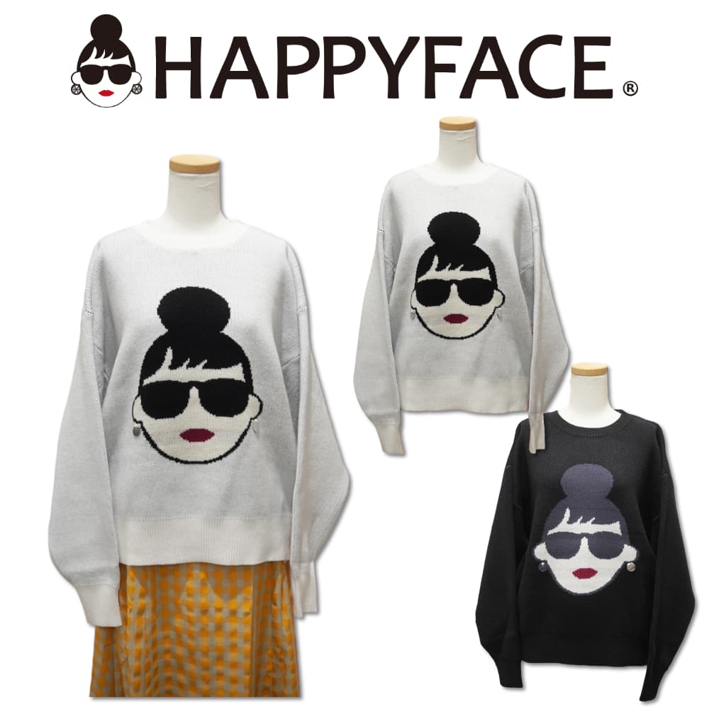 いよいよ入荷 HAPPY FACE ハッピーフェイス EMMA エマ 顔アップ ワンポイントＴシャツ 長袖 レディース   正規品 楽天市場】いよいよ入荷♪【HAPPY FACE ハッピーフェイス】EMMA