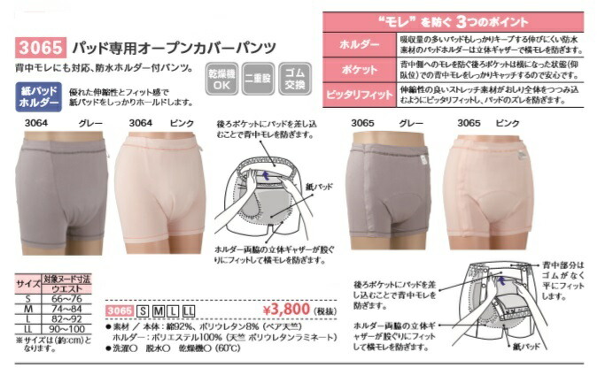 【楽天市場】エンゼル製品・【ラ・クッションパンツ2（婦人用）】・【S・M・L・LLサイズをお選びください】3906・ケアショーツ・介護用パンツ・介護 用ショーツ・医療・介護・施設・在宅・自宅・失禁用品・介護用下着・