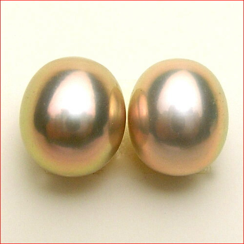 楽天市場】南洋パールルース ドロップシェイプ ナチュラルゴールデン