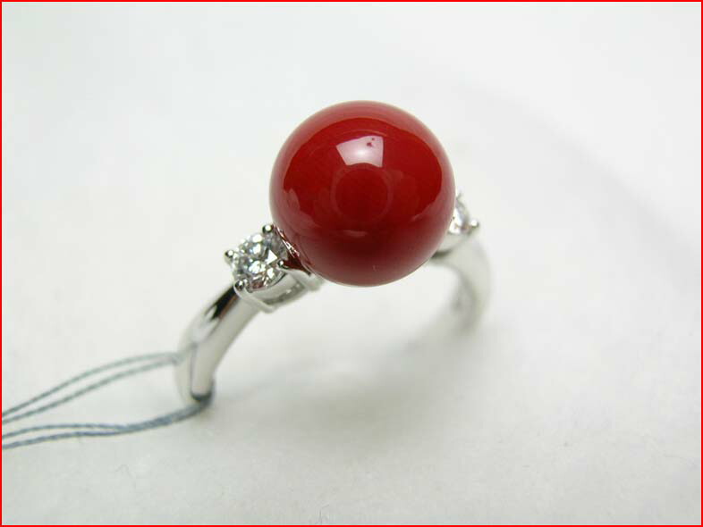 珊瑚　ジュエリー 新品，爆買い ◇天然本珊瑚 8.43ct◇a 約10.0mm ルース 裸