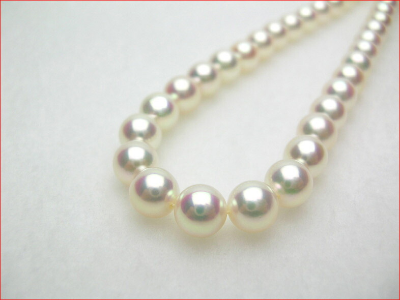 【照り最強】SV あこや真珠 2連パールネックレス ロング 径7.0mmホワイト 照り最強】SV あこや真珠 2連パールネックレス ロング 径7.0mmホワイト