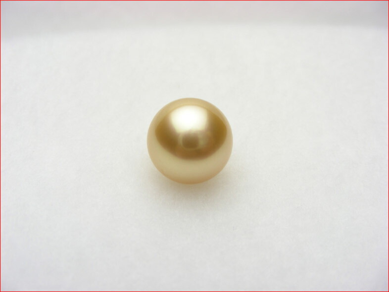 南洋パール　天然ゴールドブラウン　ルース 楽天市場】南洋ゴールデンパールルース ナチュラルカラー セミラウンド